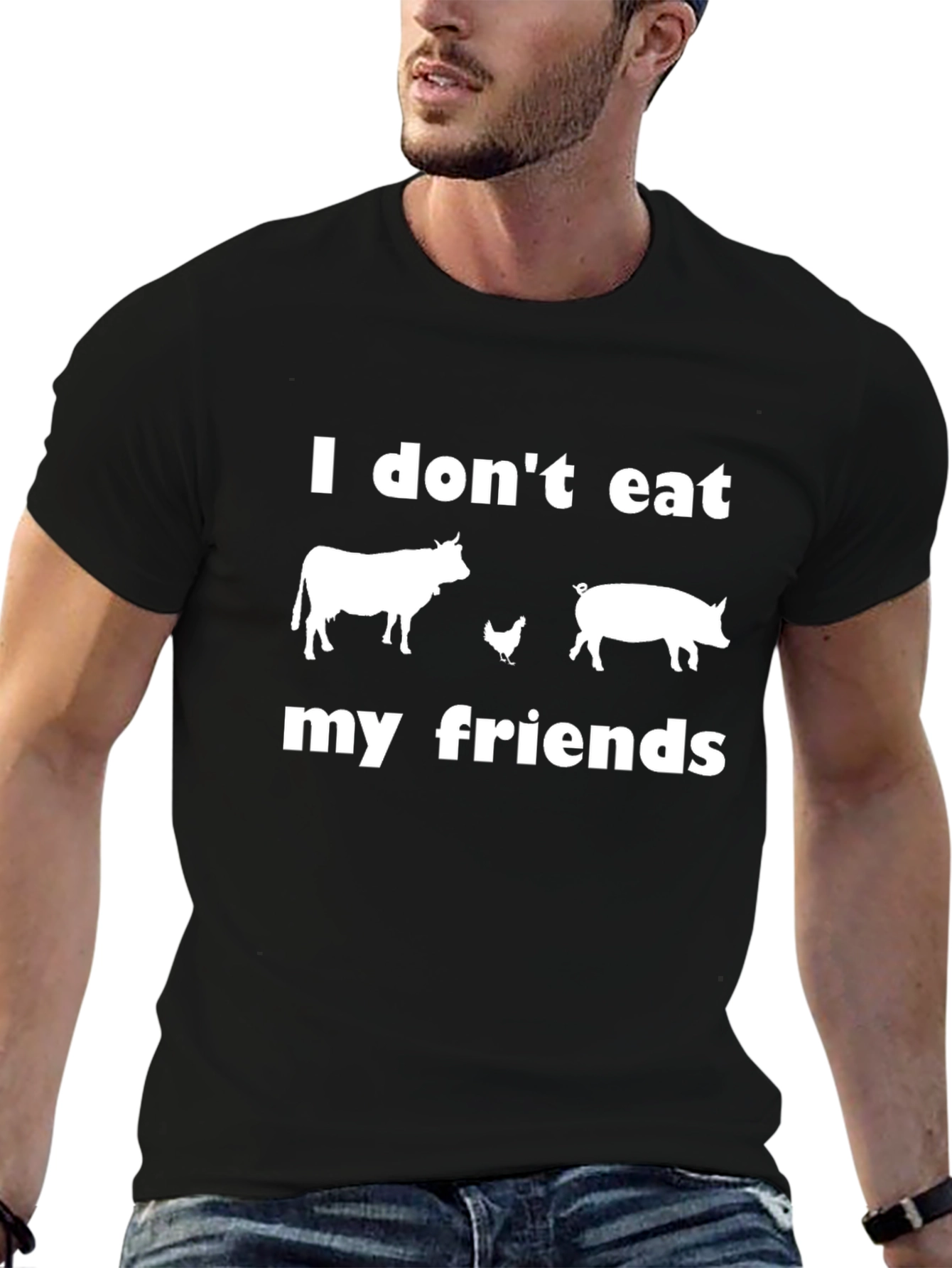 Vegan T-Shirt: I Dont Eat My Friends