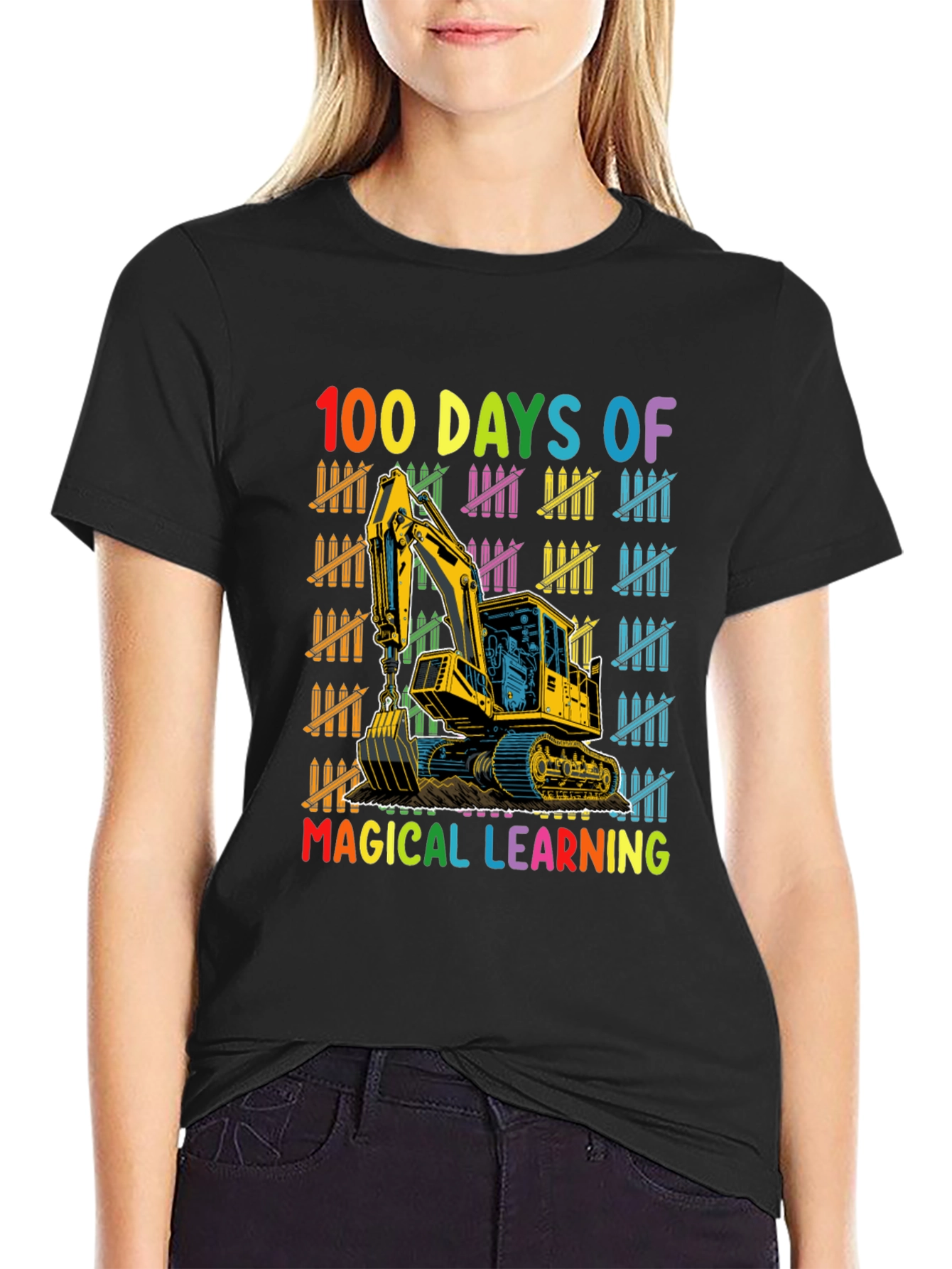 100 Days Magical Learning T-Shirt