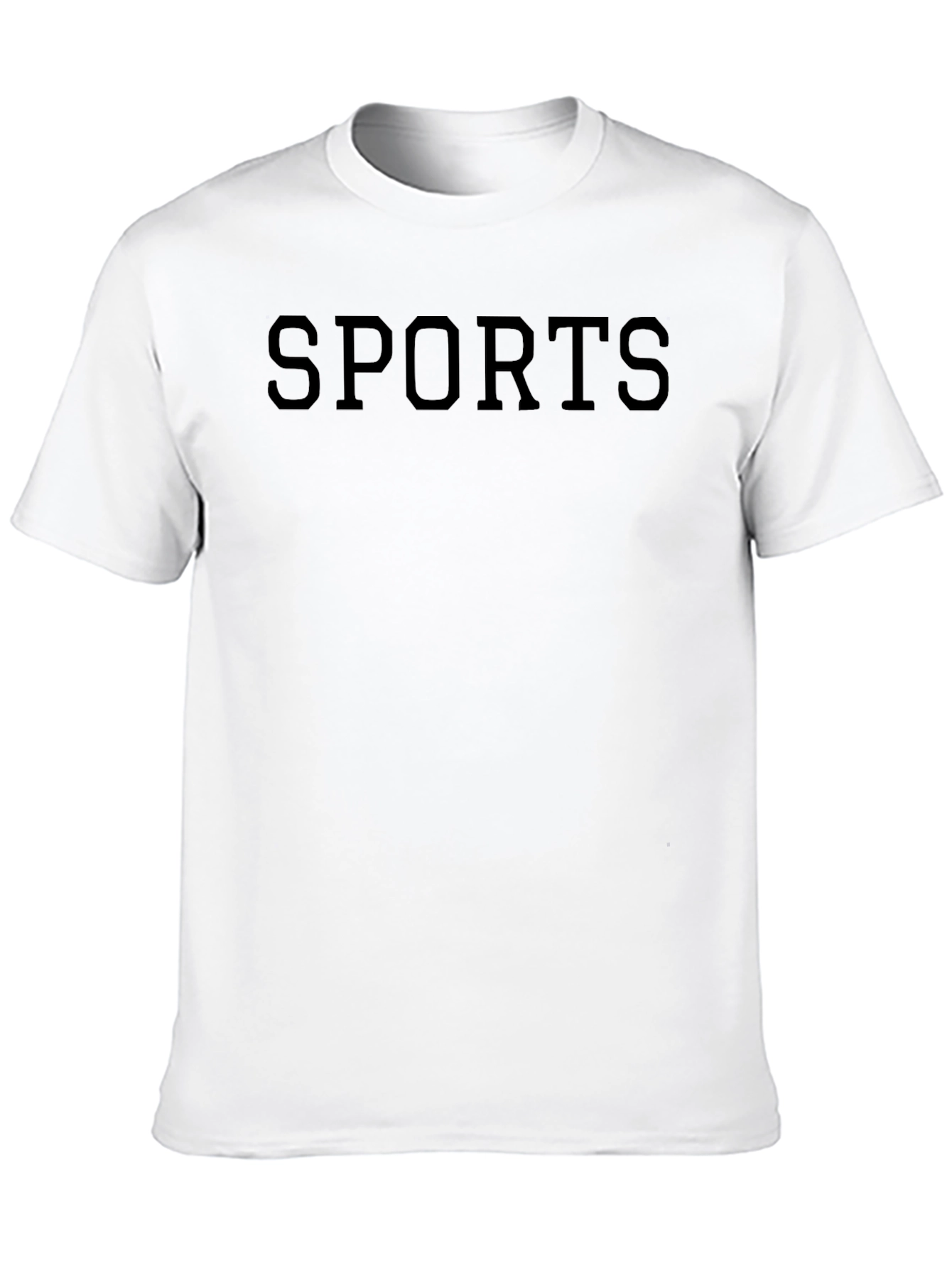 Black Sports Graphic Tee Casual Style