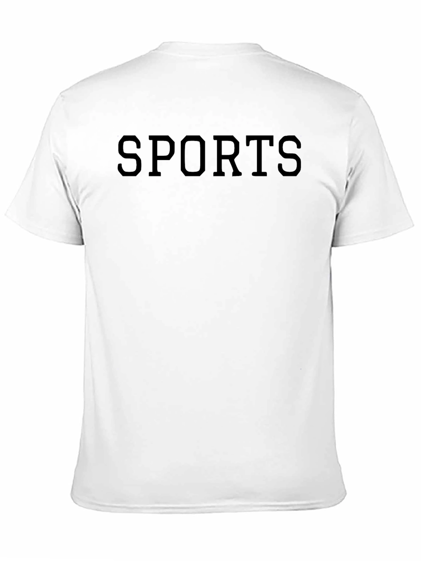 Black Sports Graphic Tee Casual Style