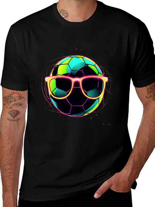 Cool Soccer Ball Graphic T-Shirt