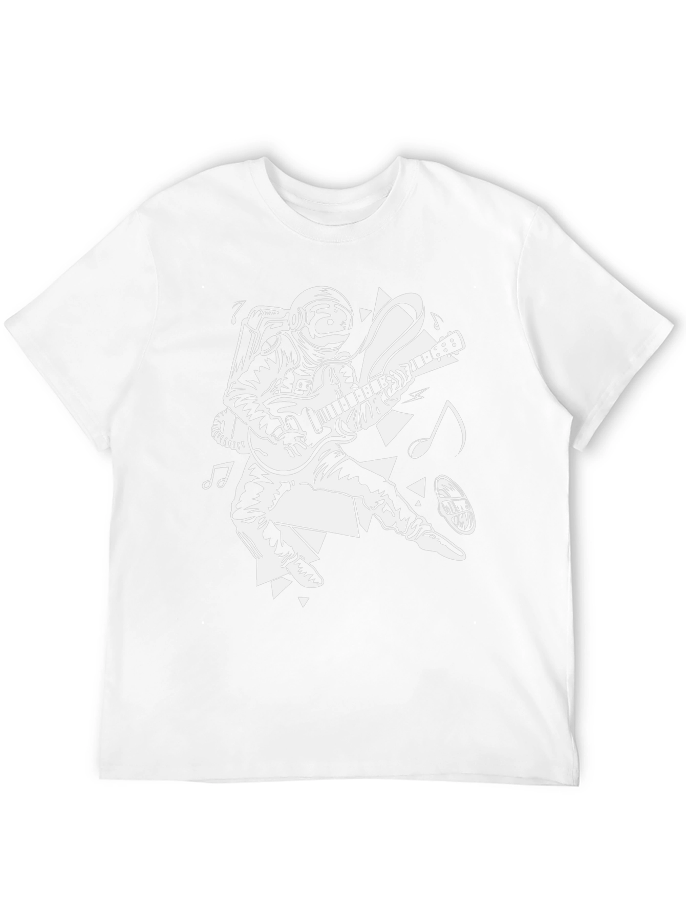 Astronaut Guitar Player Graphic Tee