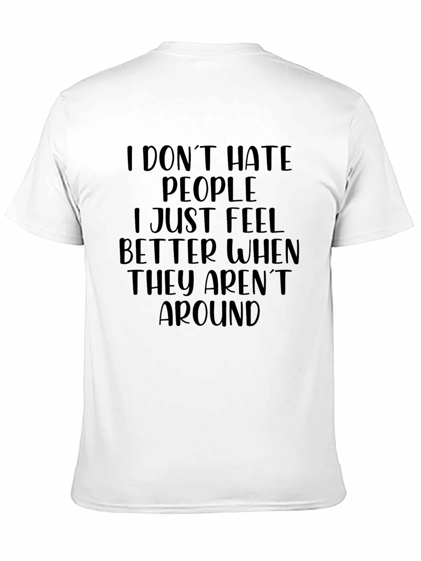 Funny Anti-Social Graphic T-Shirt