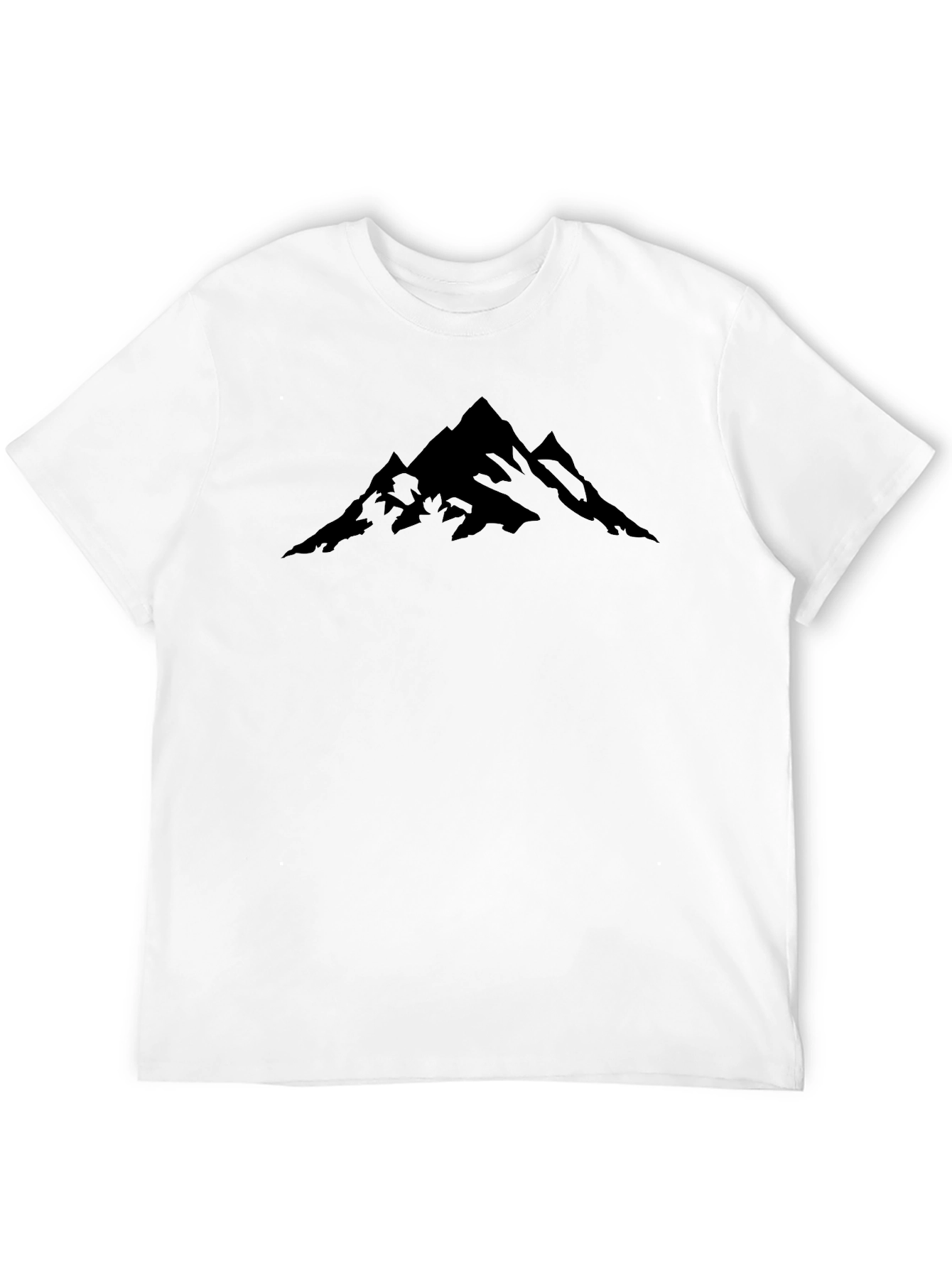 Mountain Silhouette Black T-Shirt