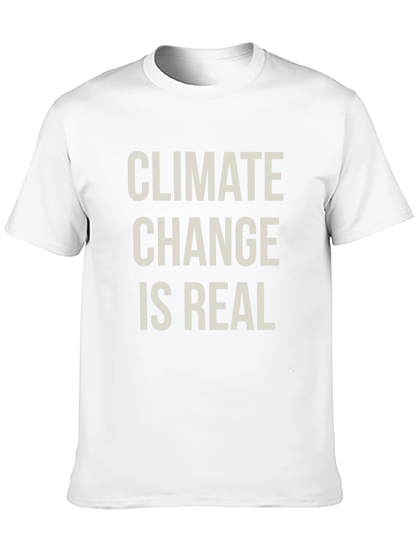 Climate Change Is Real Black T-Shirt