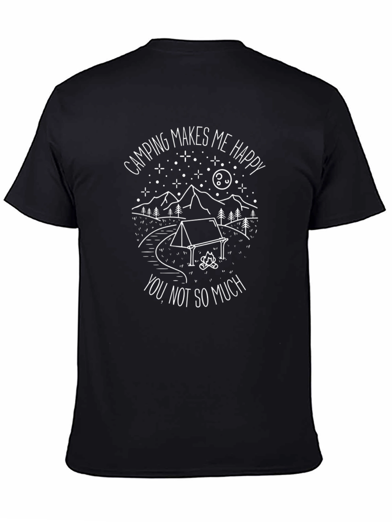 Camping Makes Me Happy T-Shirt