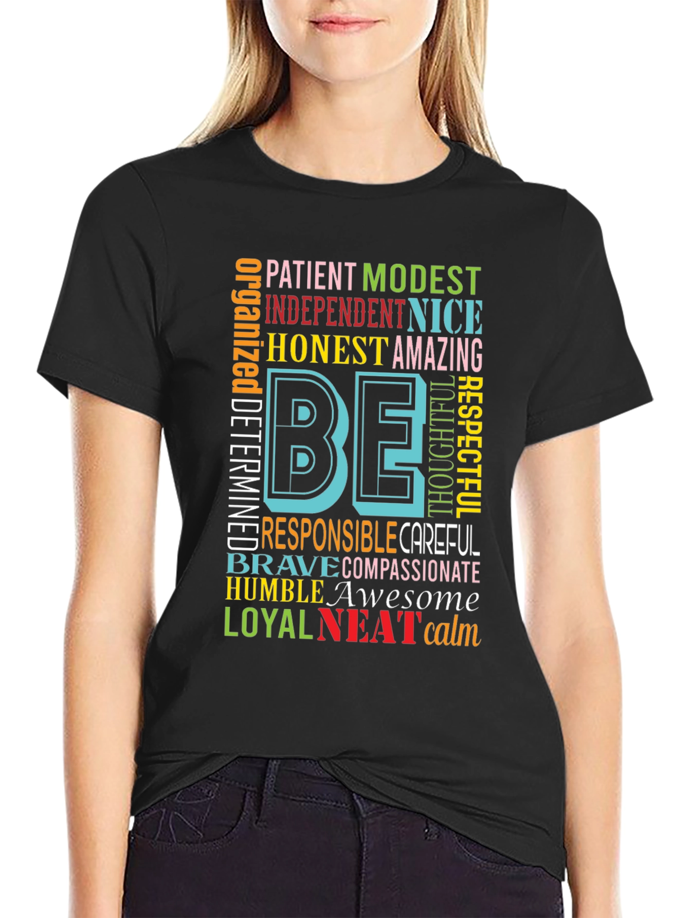 Be Kind Motivational Graphic T-Shirt