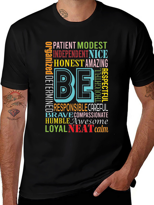 Be Kind Motivational Graphic T-Shirt