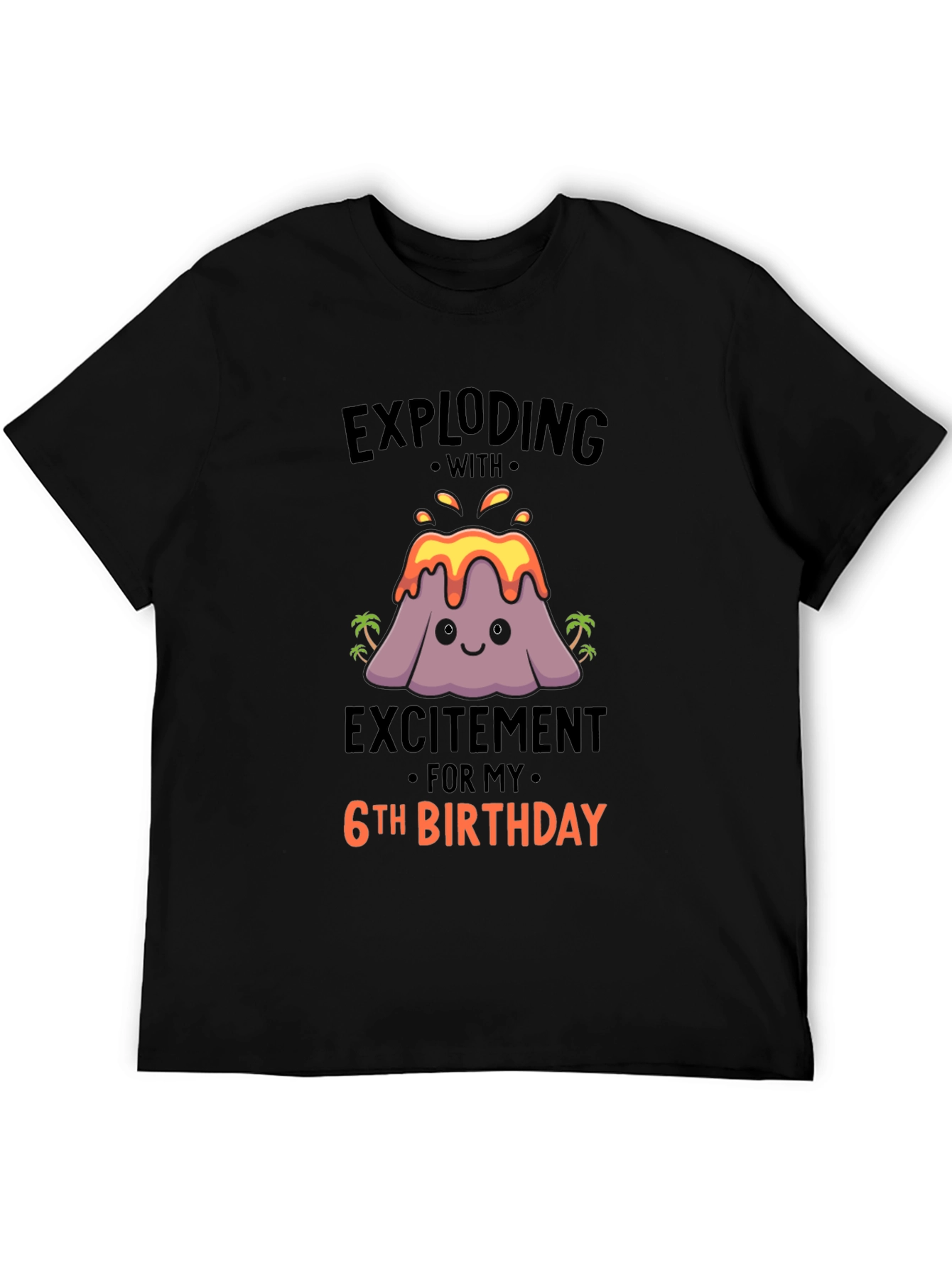 Exploding With Excitement 6th Birthday T-Shirt