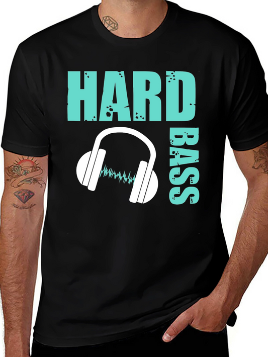 Hard Bass Graphic Tee - Music Lover T-Shirt