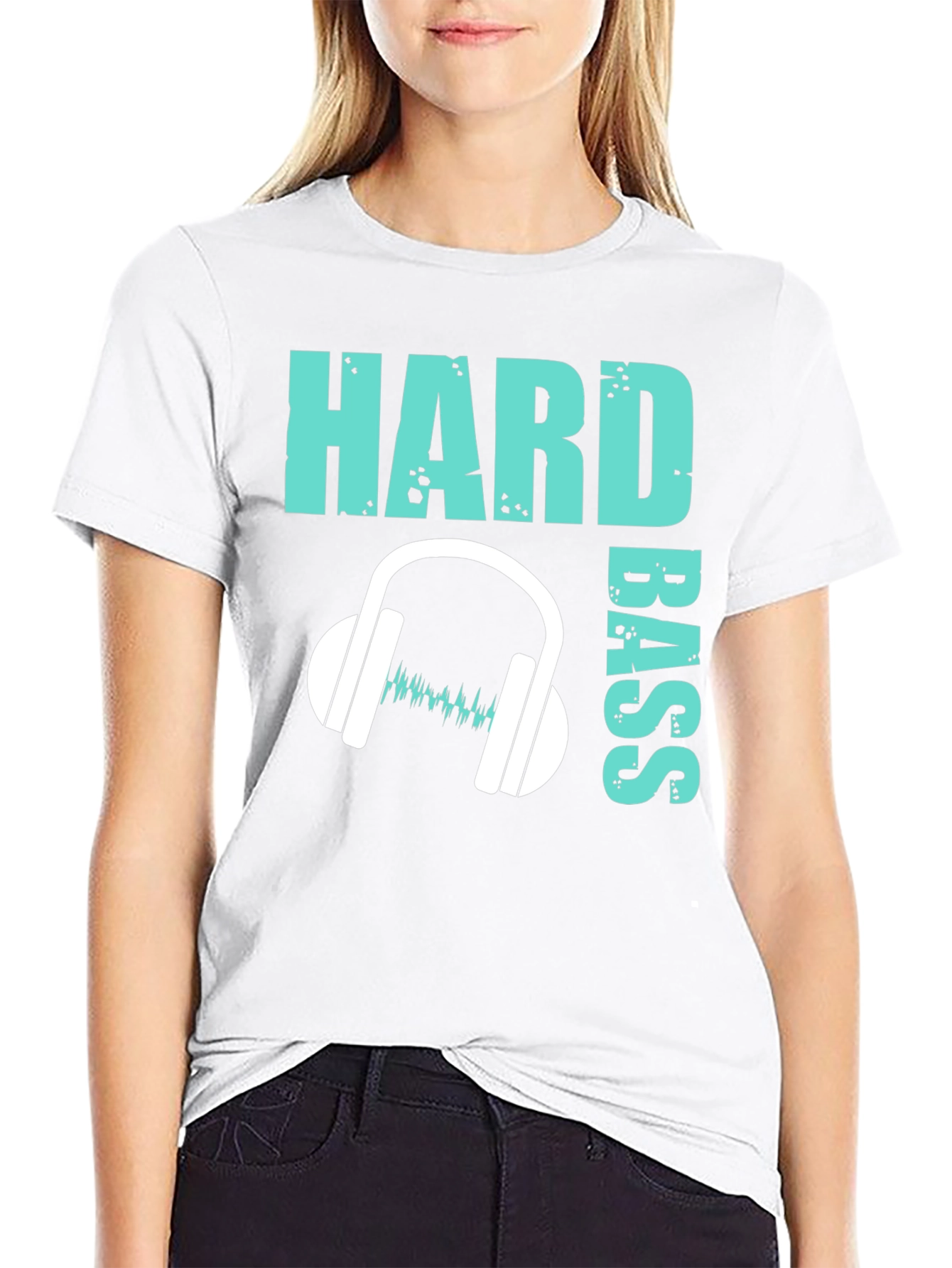 Hard Bass Graphic Tee - Music Lover T-Shirt