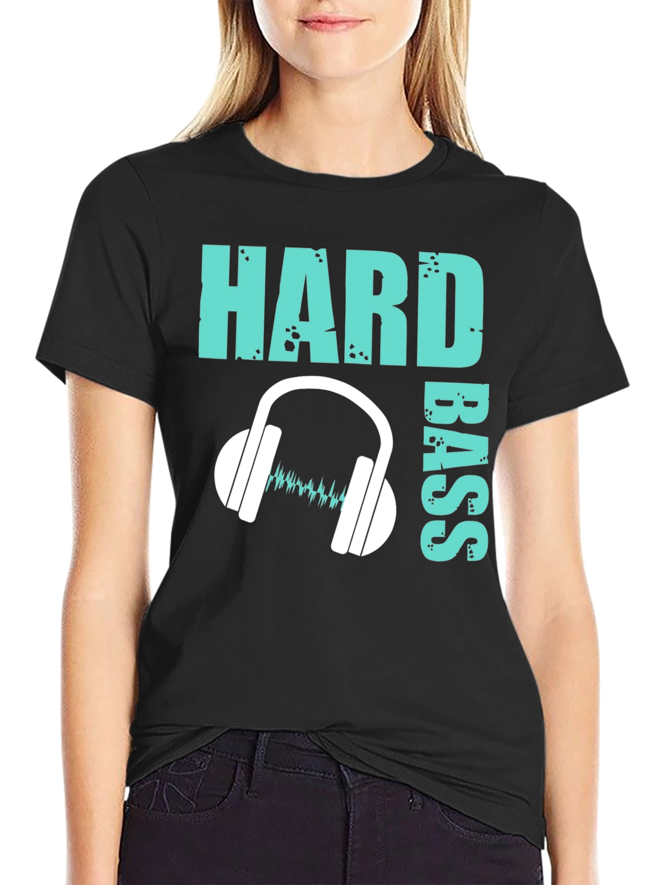 Hard Bass Graphic Tee - Music Lover T-Shirt