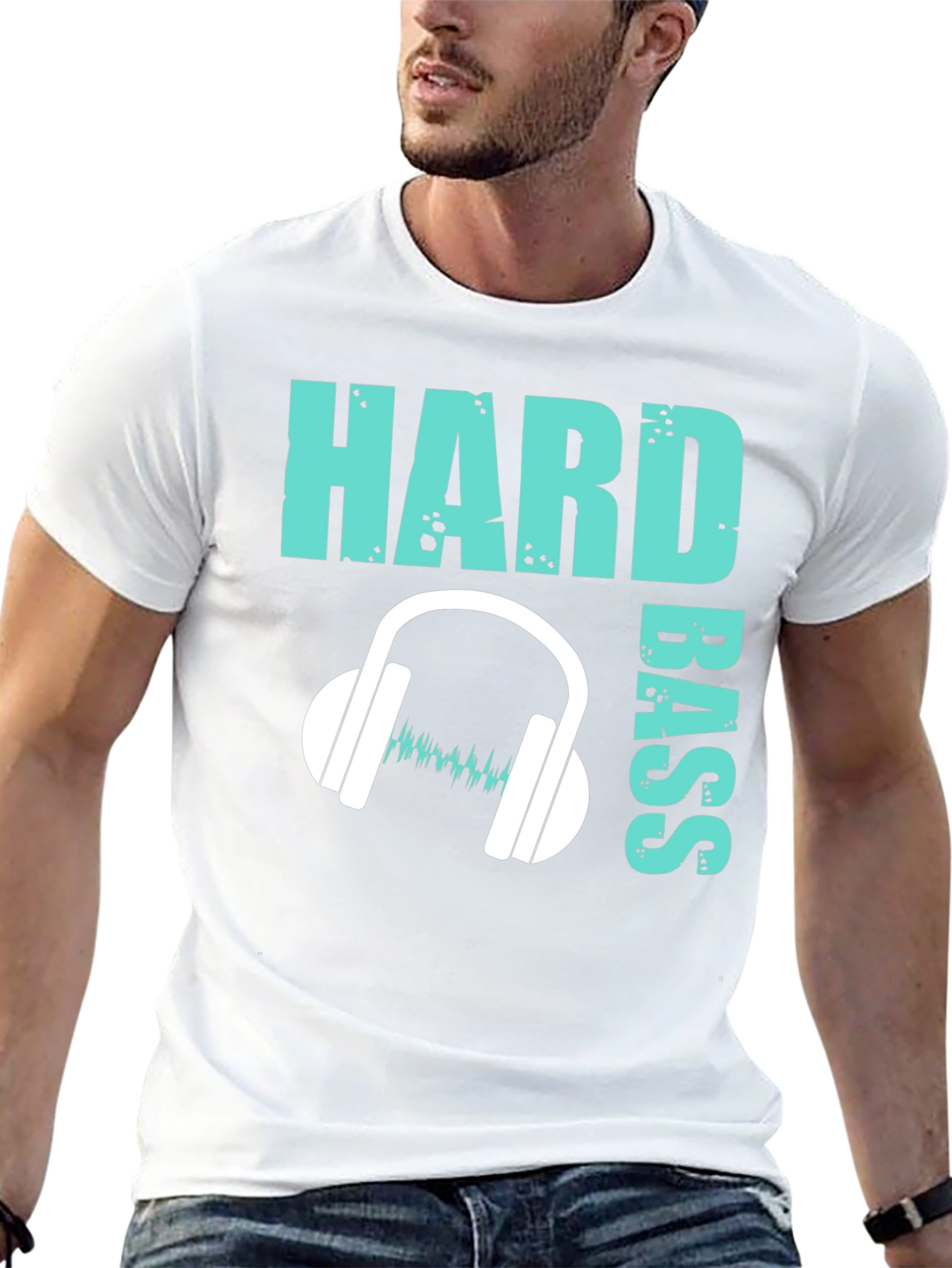 Hard Bass Graphic Tee - Music Lover T-Shirt