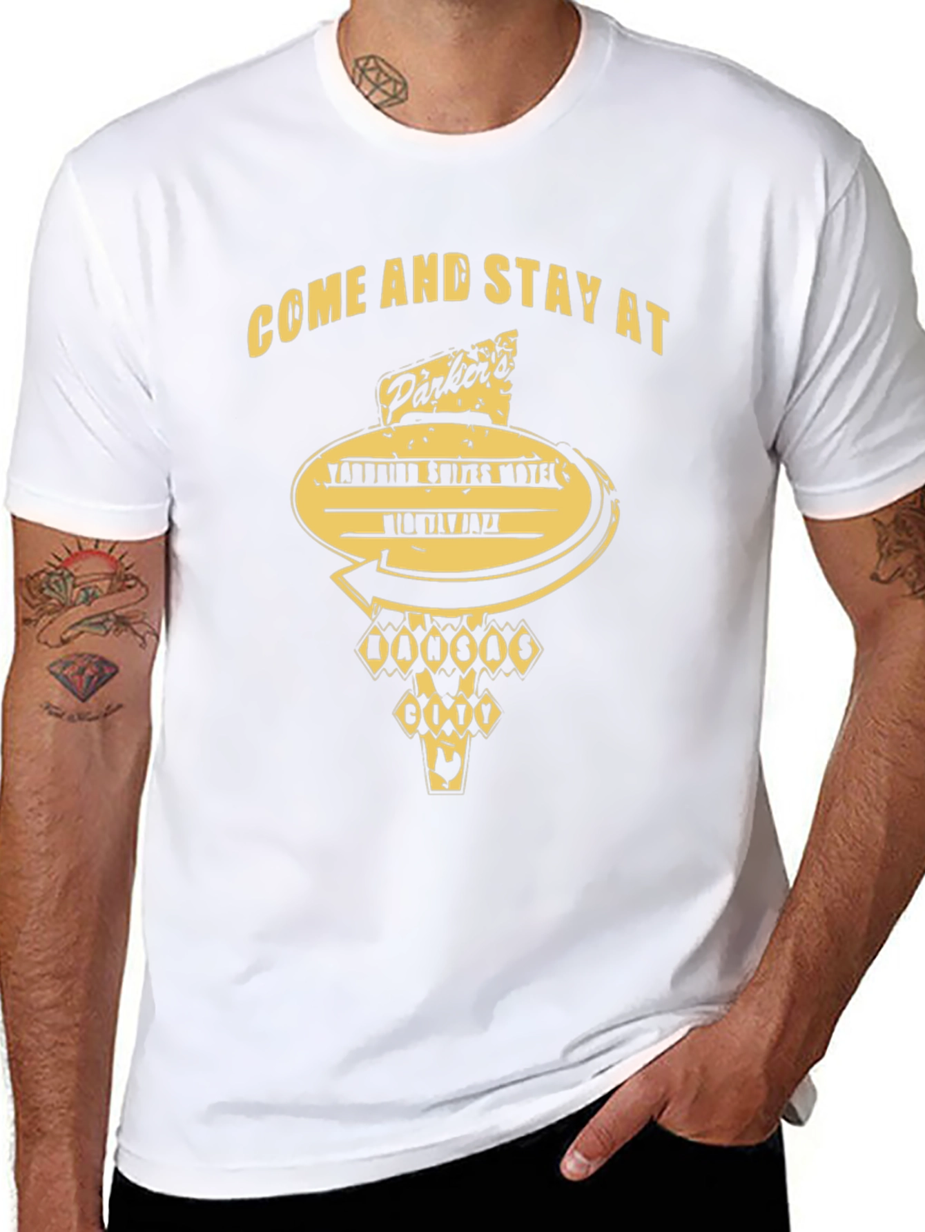 Parkers Yarrow Suites Motel T-Shirt - Nightly Jazz Tee