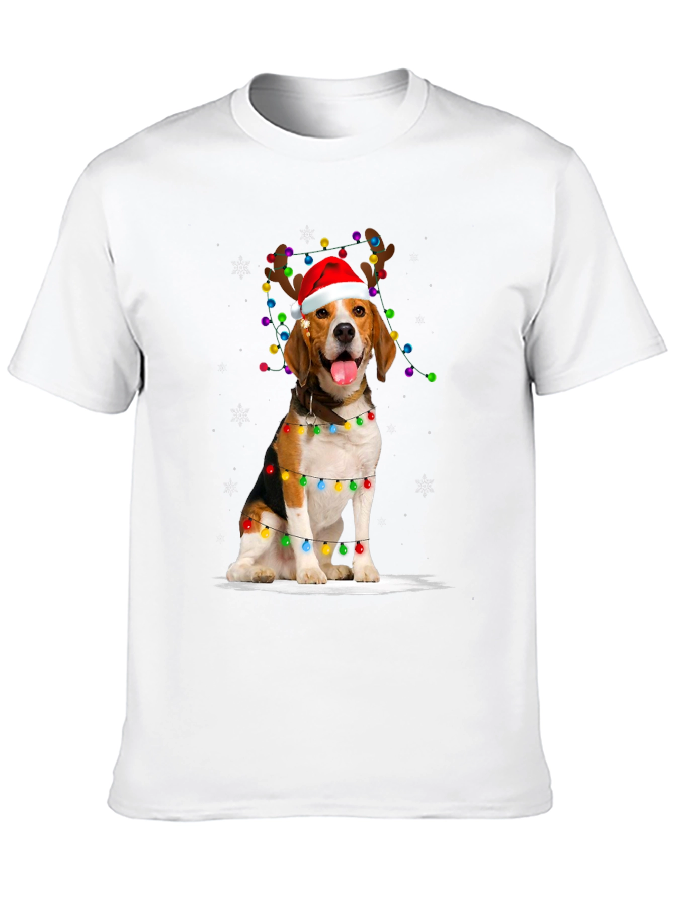 Festive Beagle Holiday T-Shirt