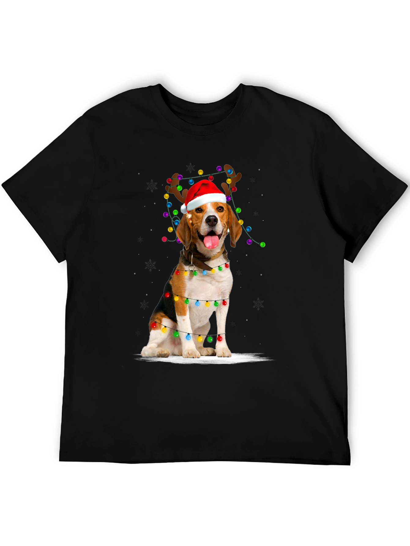 Festive Beagle Holiday T-Shirt