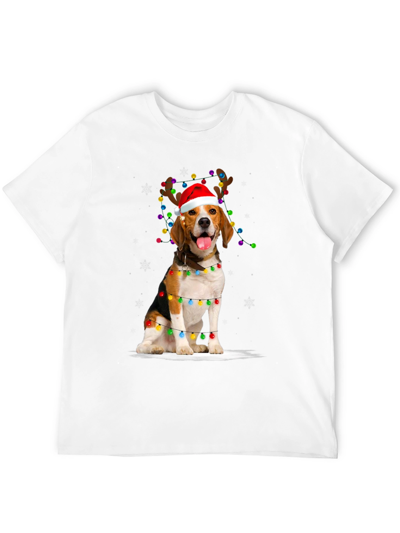 Festive Beagle Holiday T-Shirt