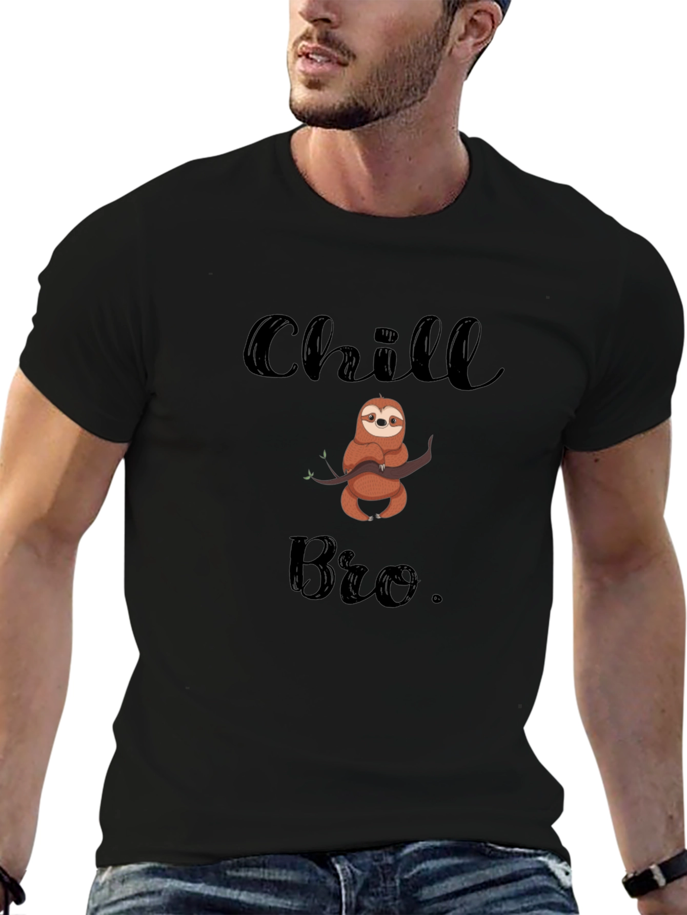 Chill Bro Sloth Graphic Tee