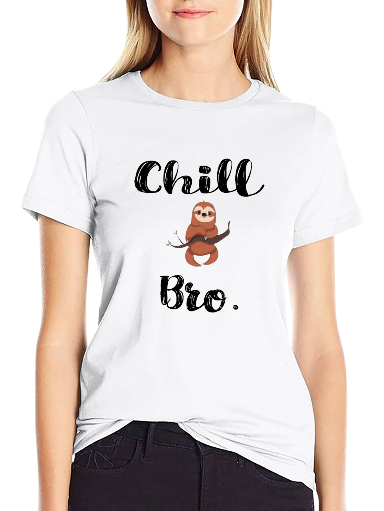Chill Bro Sloth Graphic Tee