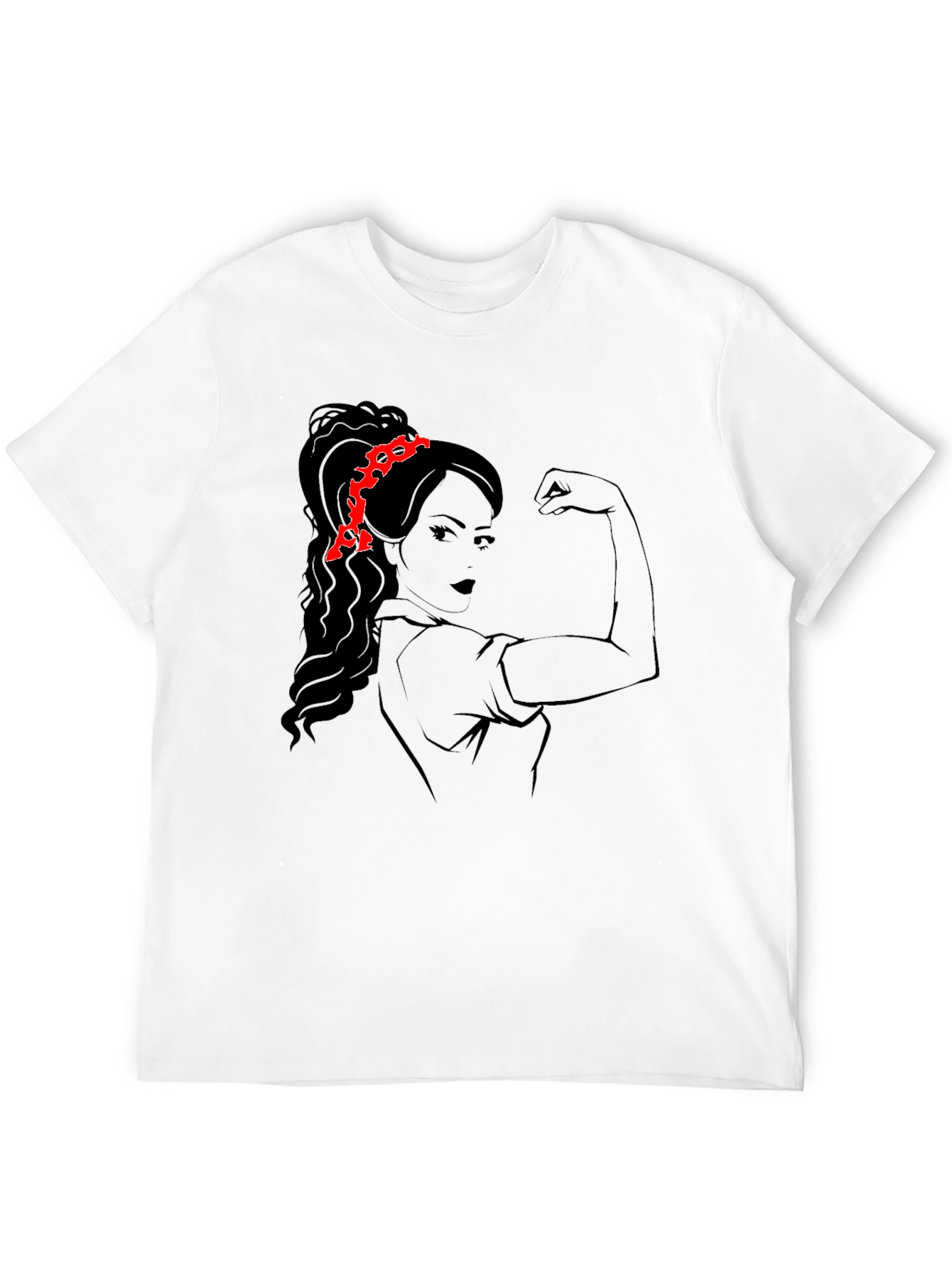 Feminist Rosie the Riveter Black T-Shirt