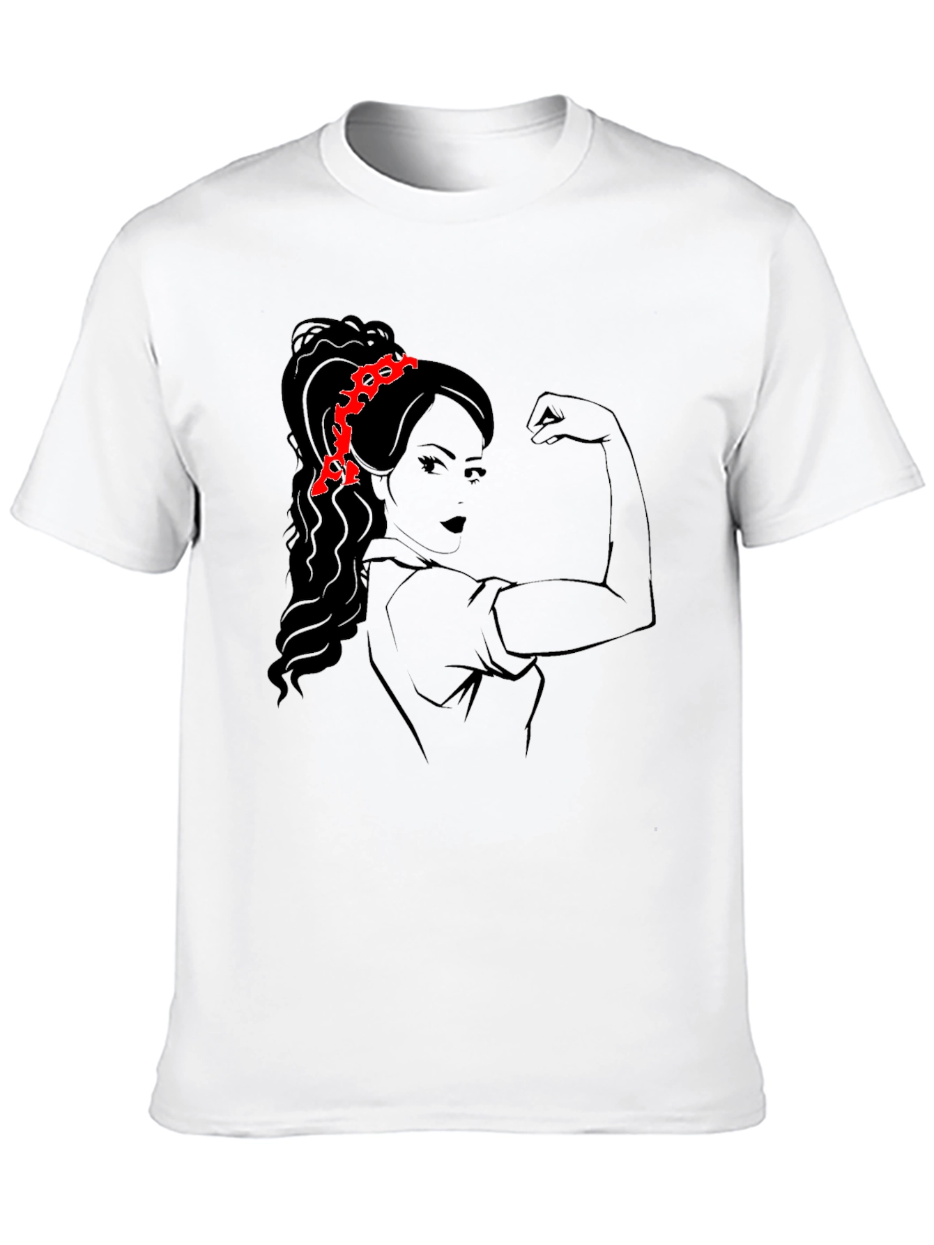 Feminist Rosie the Riveter Black T-Shirt