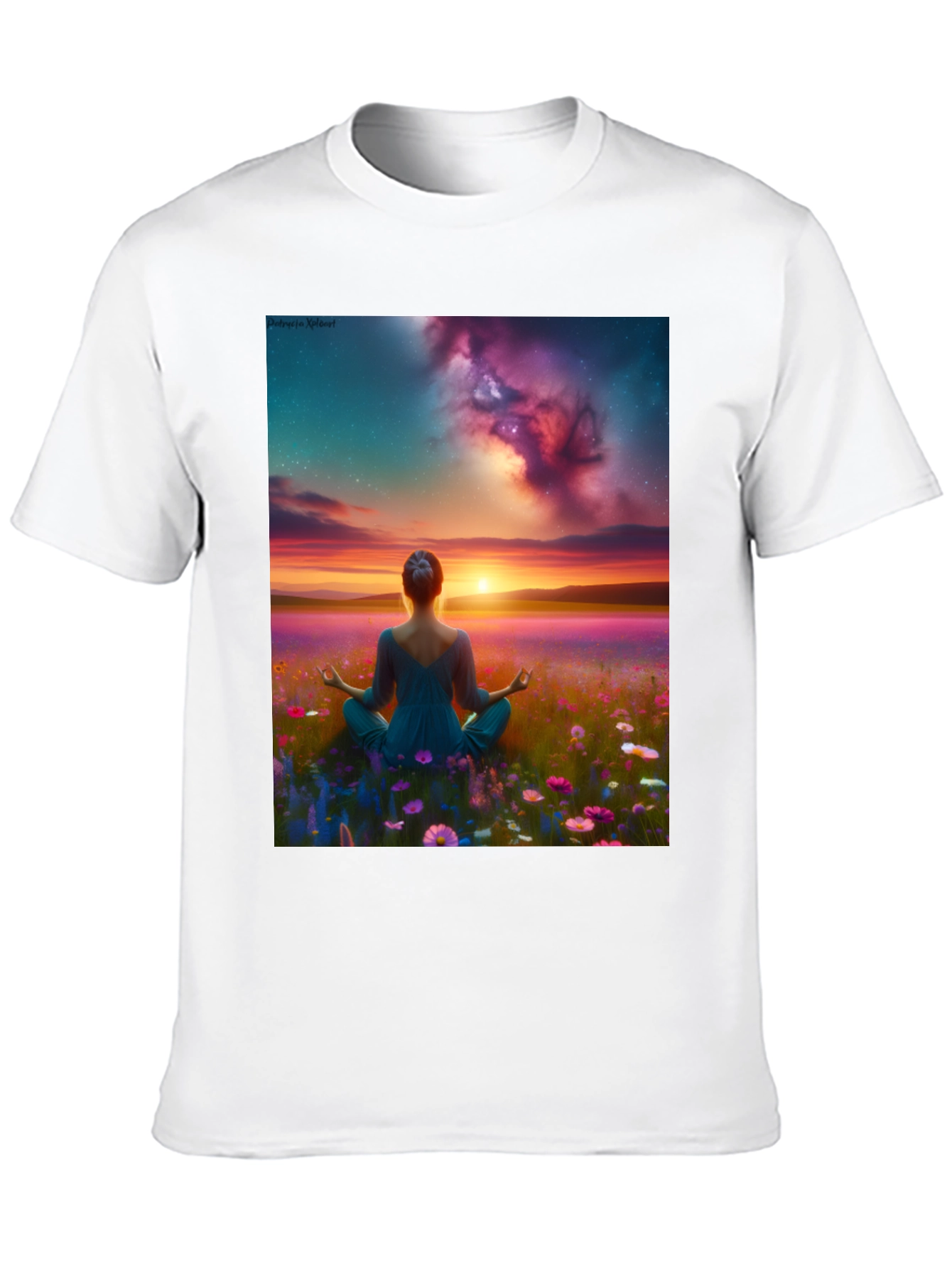 Zen Sunset Meditation T-Shirt