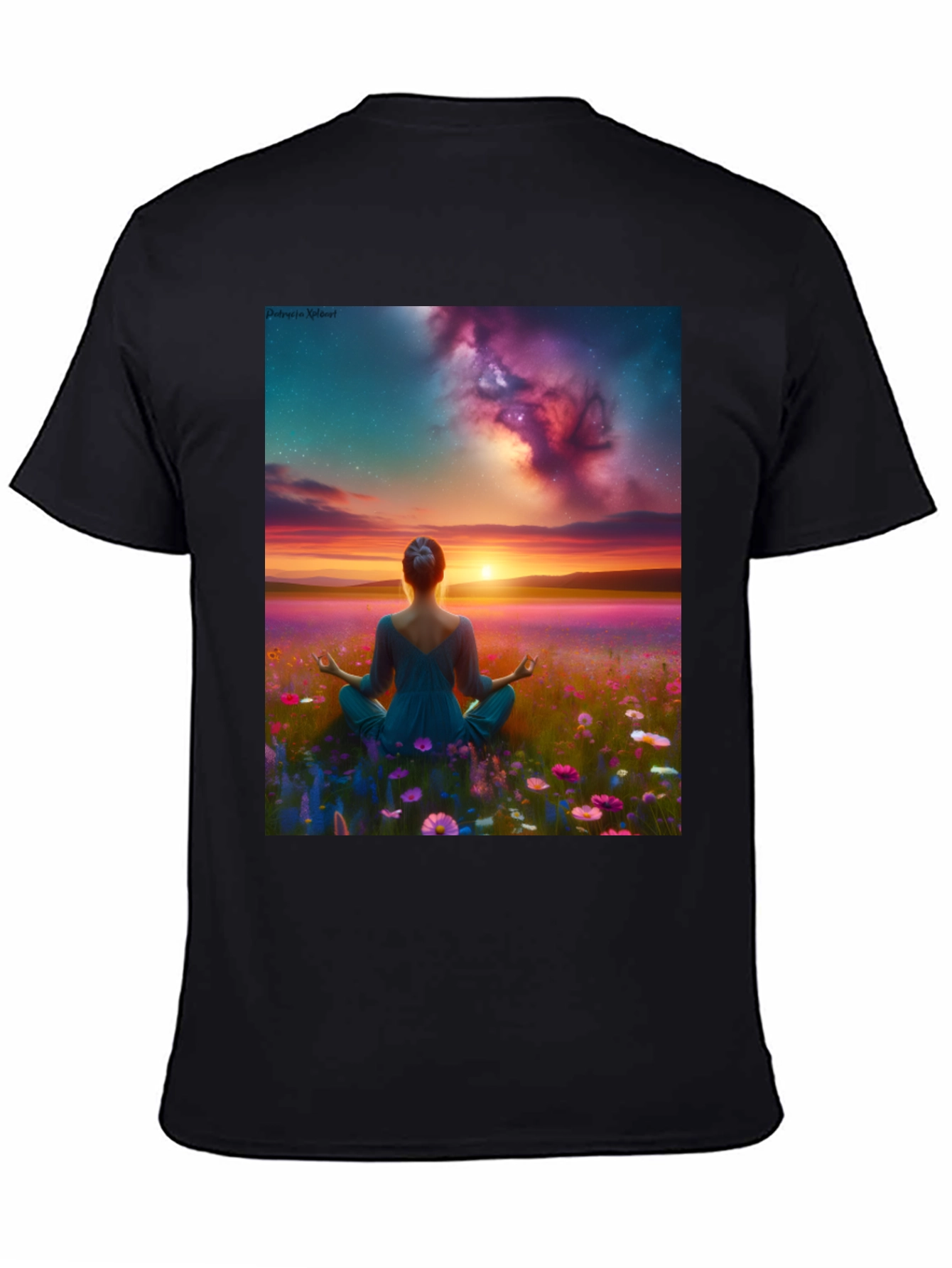 Zen Sunset Meditation T-Shirt