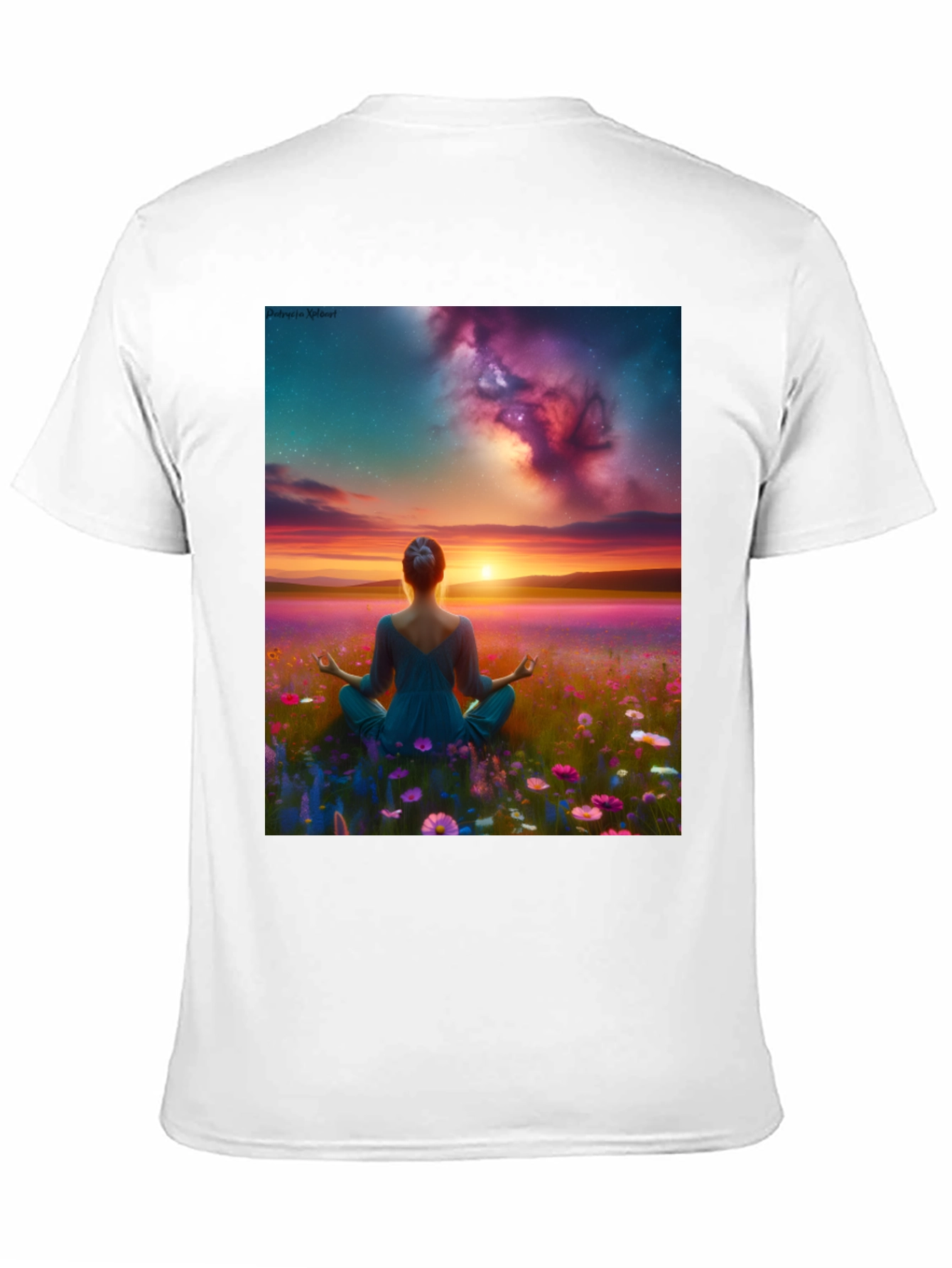 Zen Sunset Meditation T-Shirt