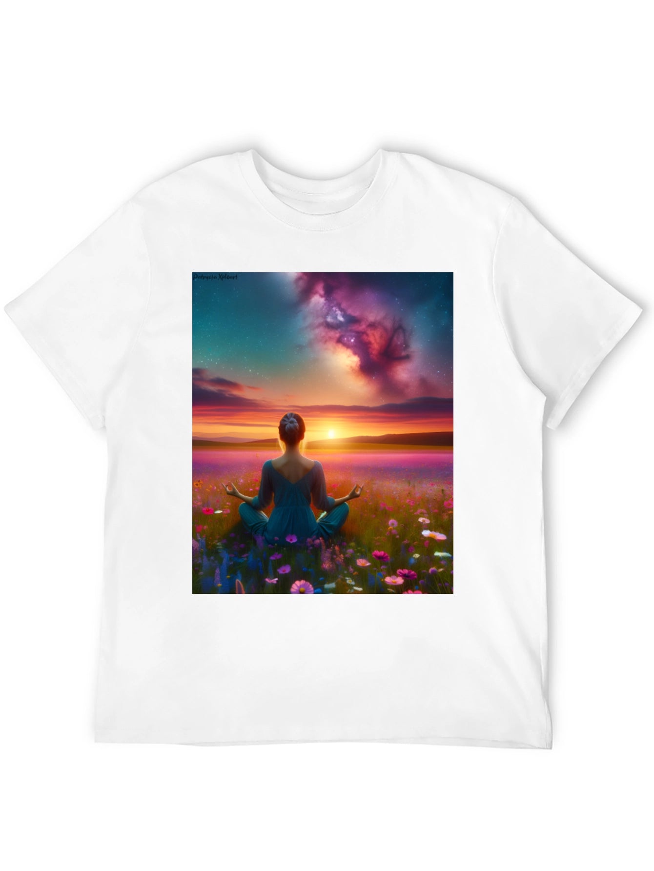 Zen Sunset Meditation T-Shirt