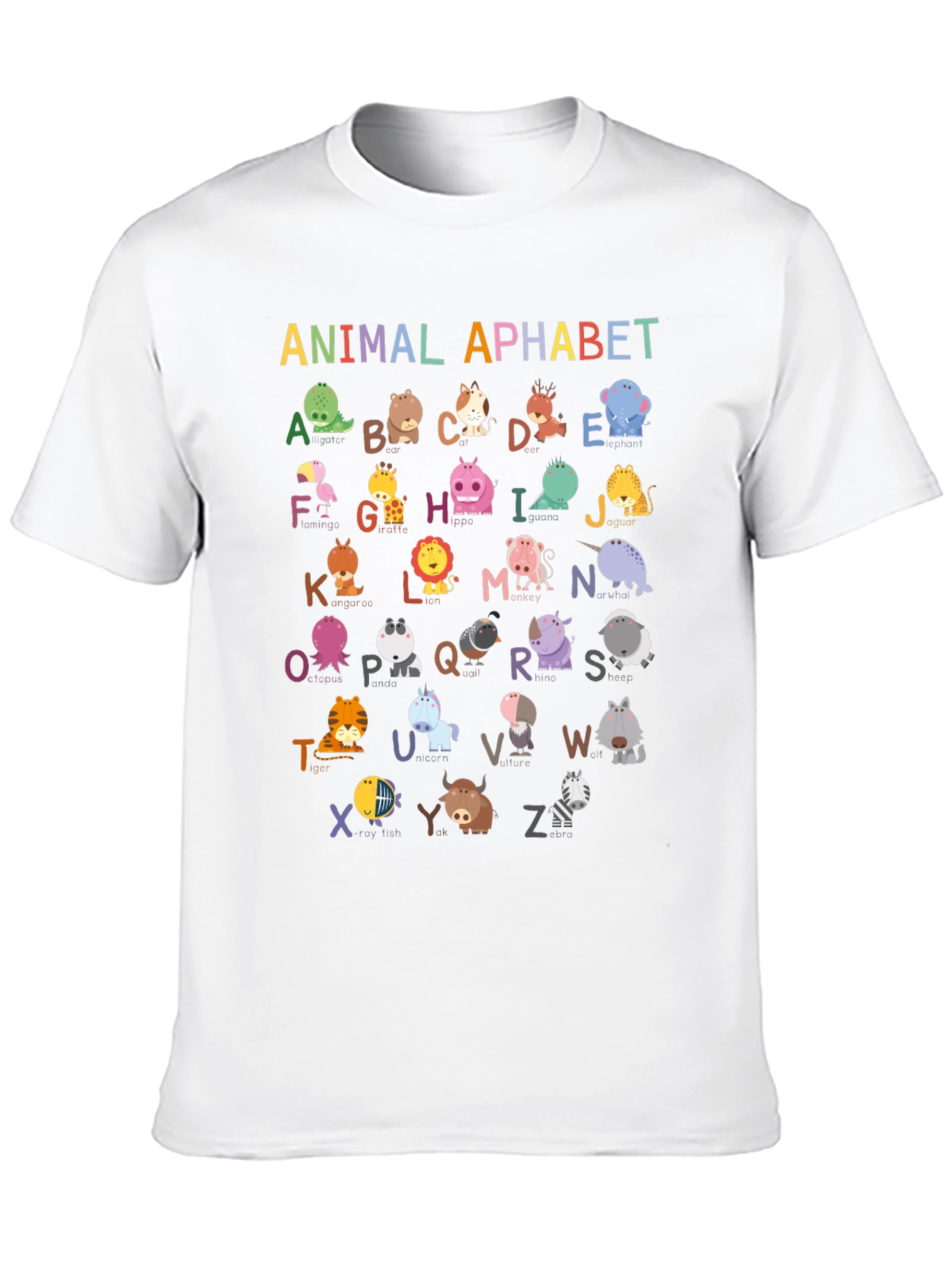 Animal Alphabet T-Shirt - Fun & Educational