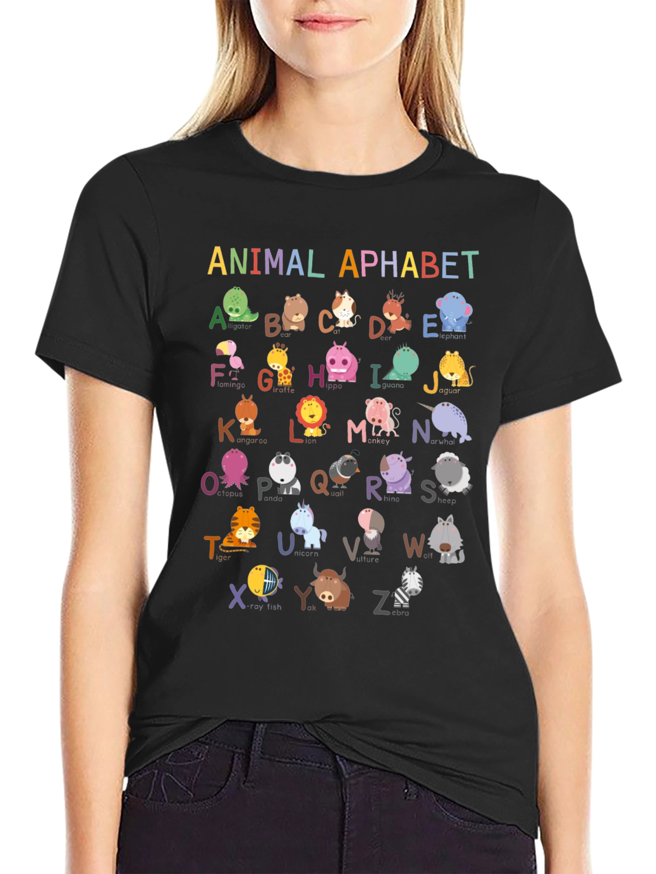 Animal Alphabet T-Shirt - Fun & Educational