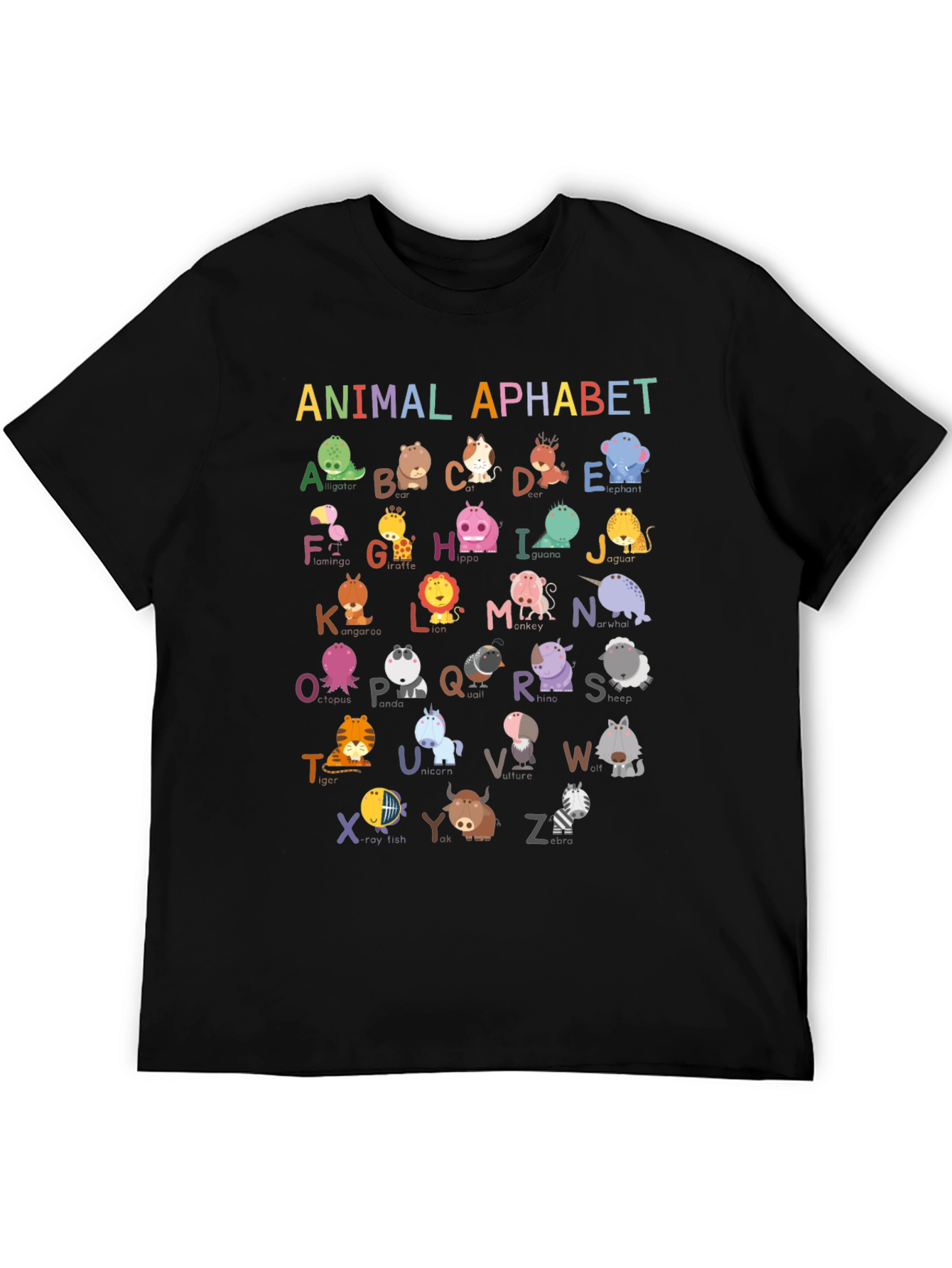 Animal Alphabet T-Shirt - Fun & Educational
