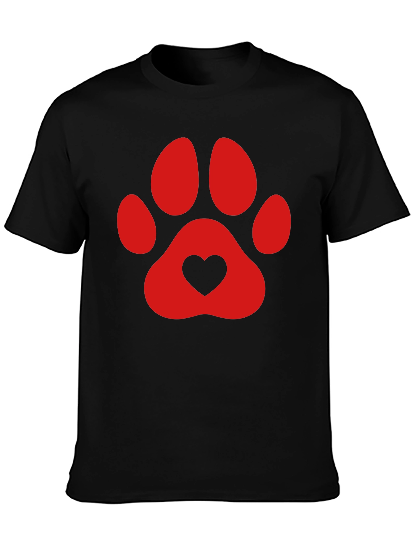 Dog Lover Paw Print T-Shirt