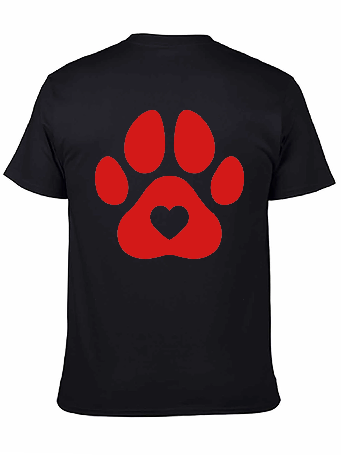Dog Lover Paw Print T-Shirt