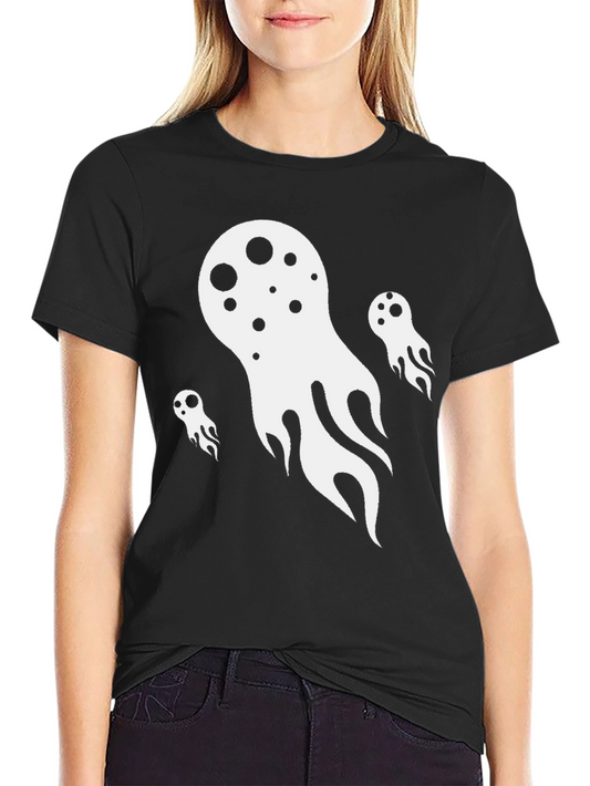 Ghostly Black T-Shirt
