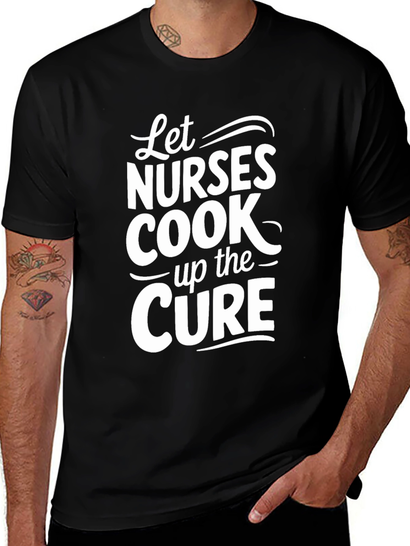 Nurse Cure T-Shirt - Cook Up The Cure Tee