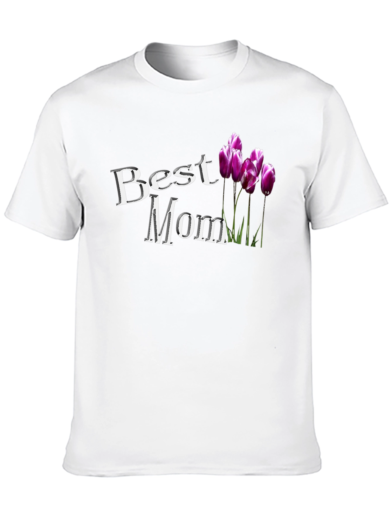 Best Mom Tulip T-Shirt