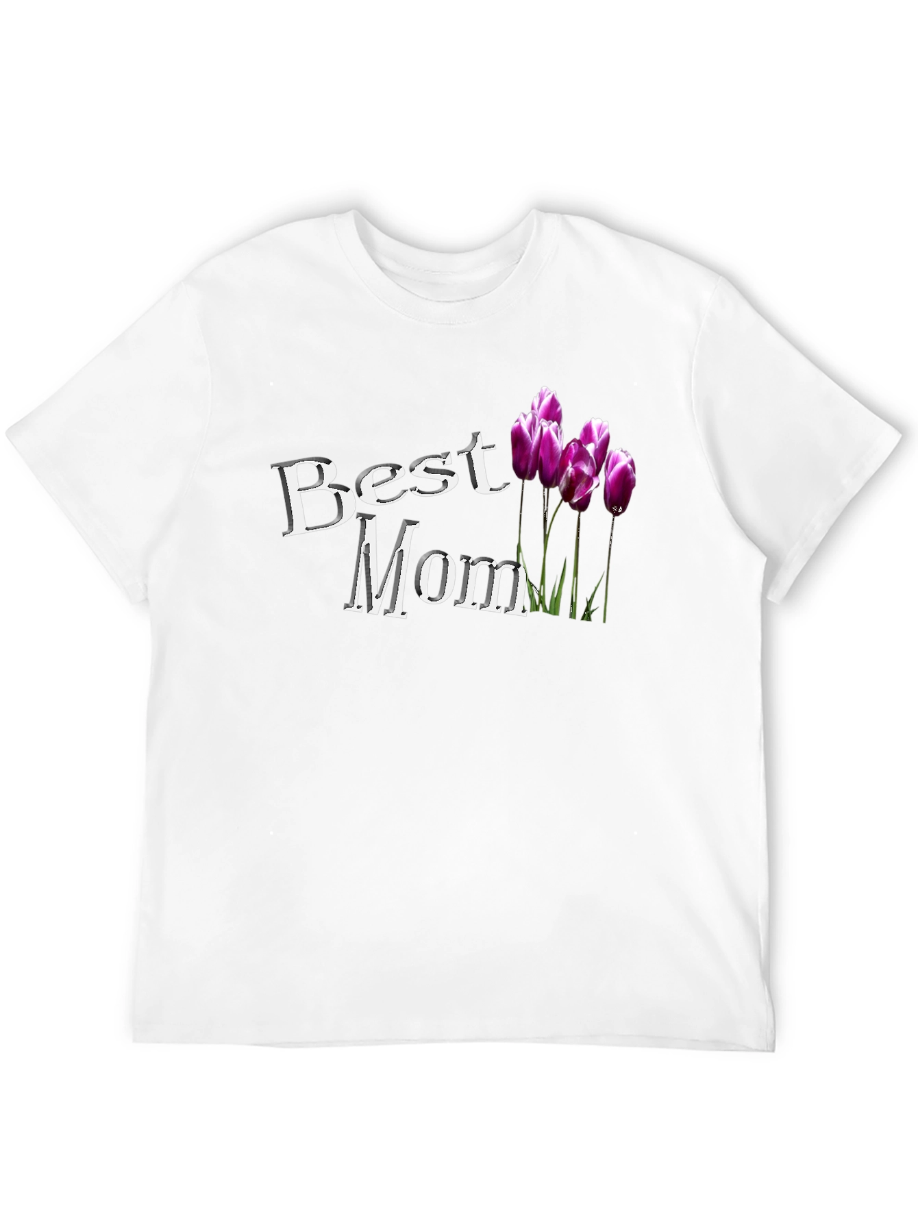 Best Mom Tulip T-Shirt