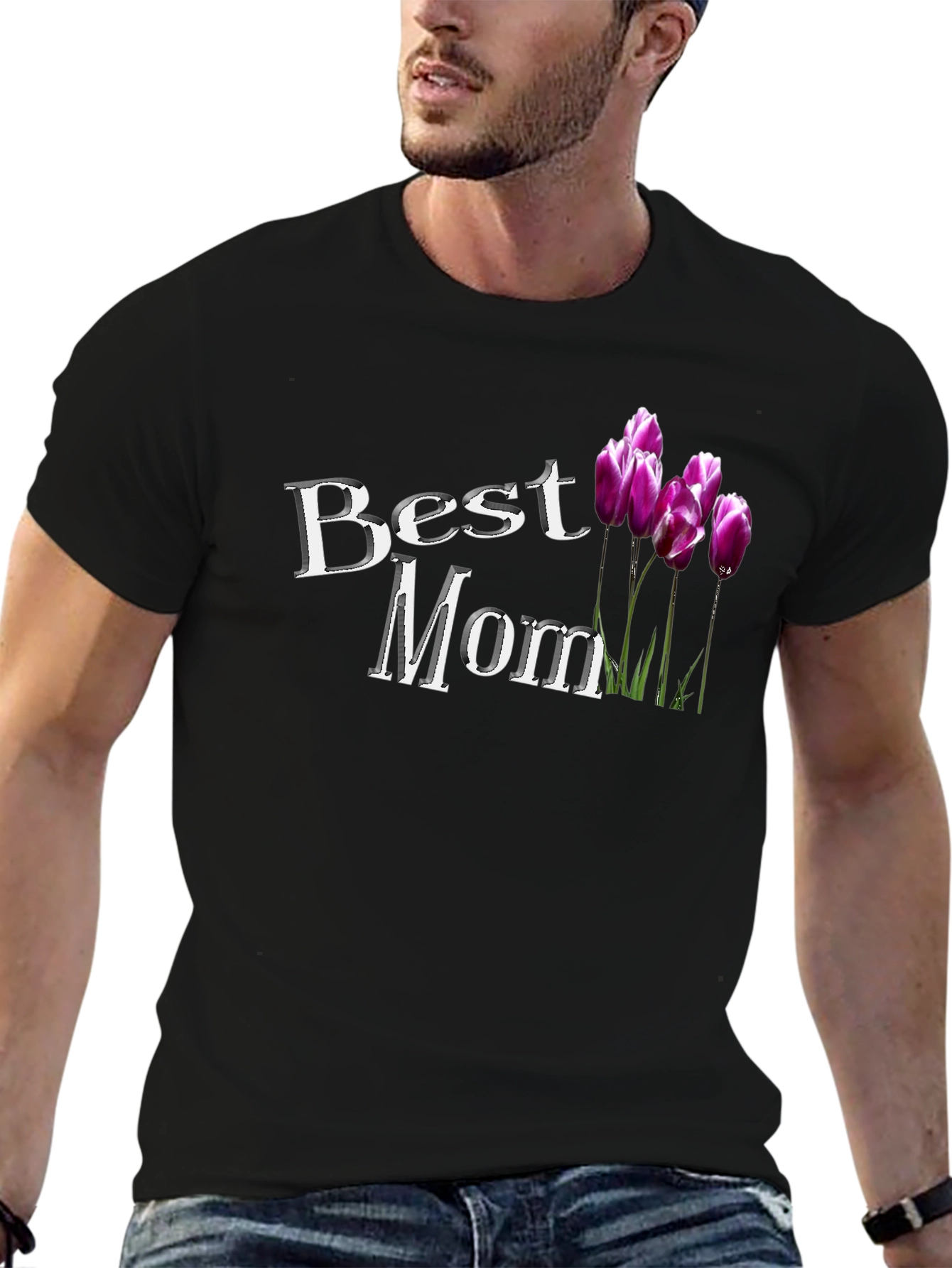 Best Mom Tulip T-Shirt