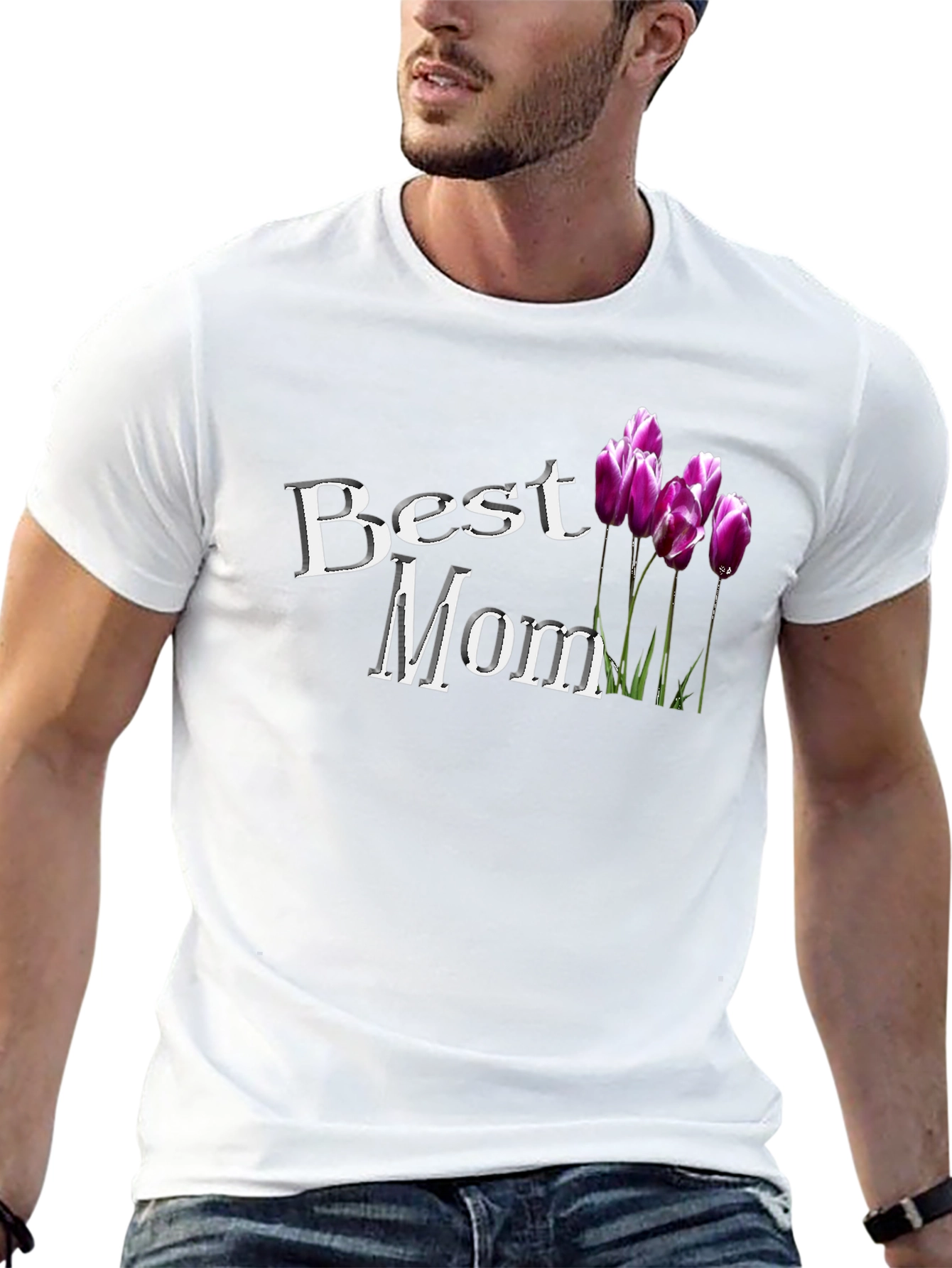 Best Mom Tulip T-Shirt