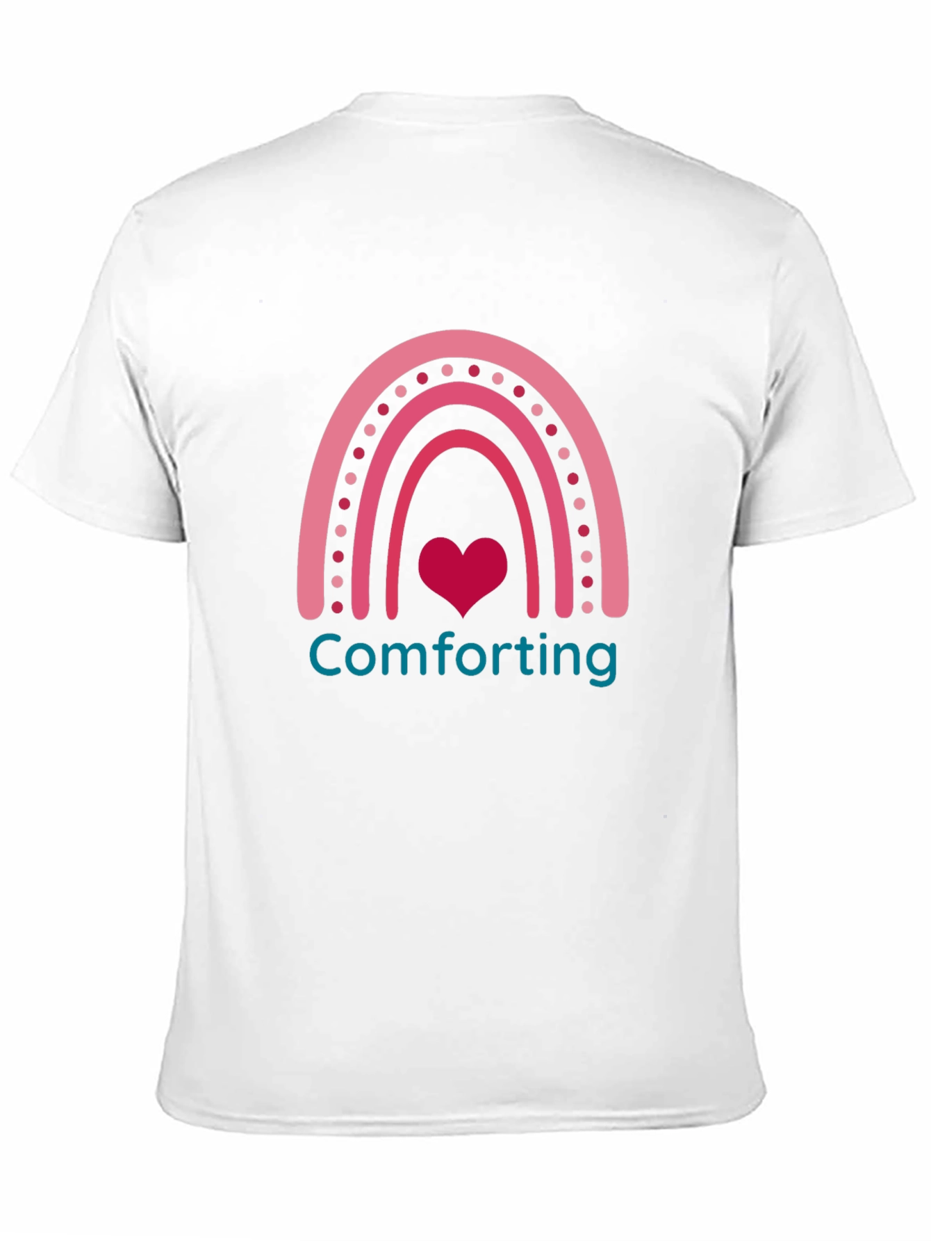 Comforting Heart Rainbow Graphic Tee