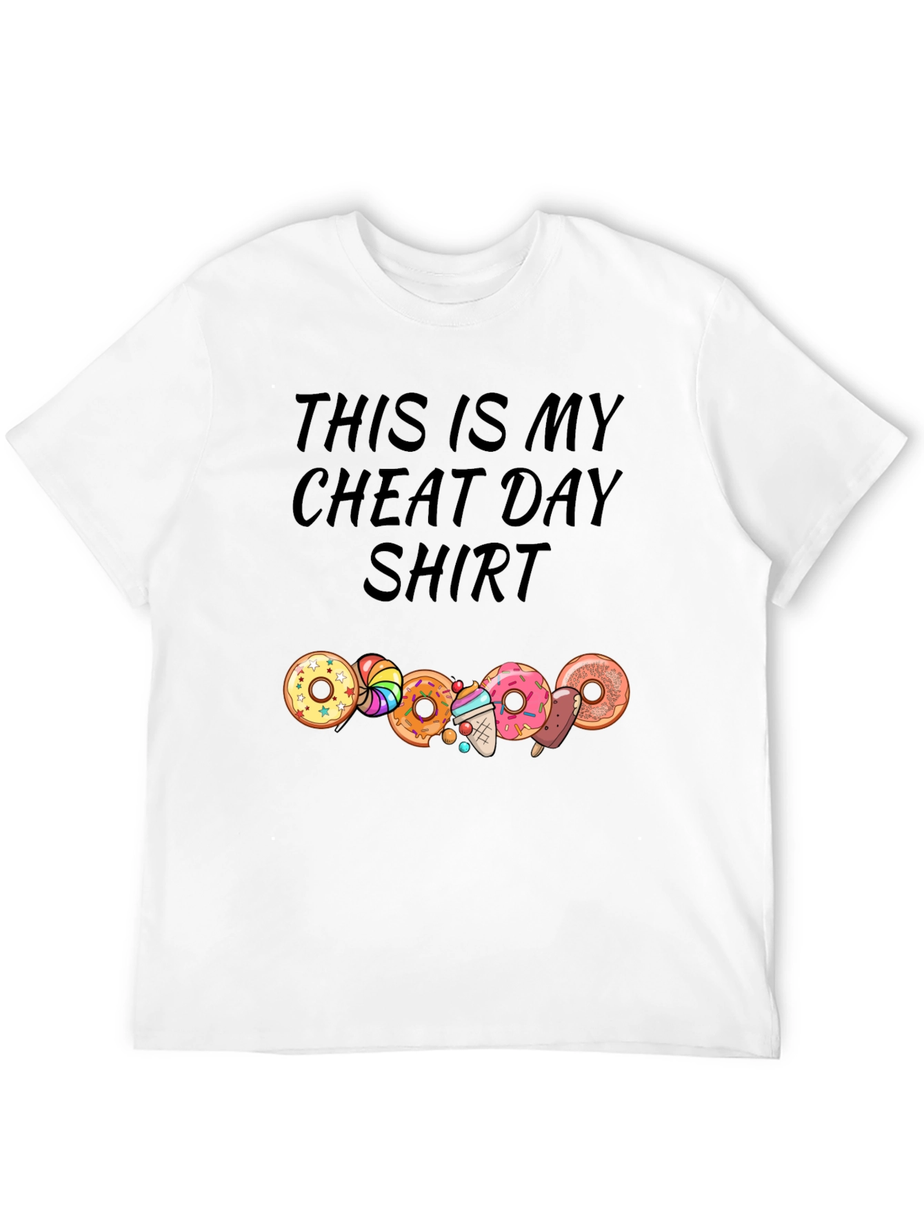 Cheat Day Shirt - Doughnut and Candy Lovers Tee