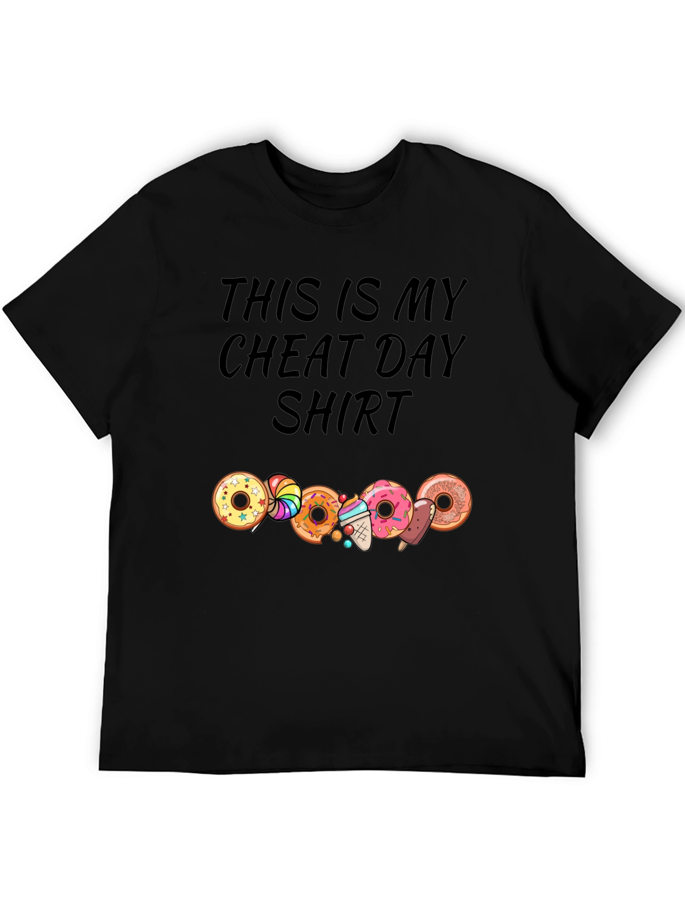 Cheat Day Shirt - Doughnut and Candy Lovers Tee