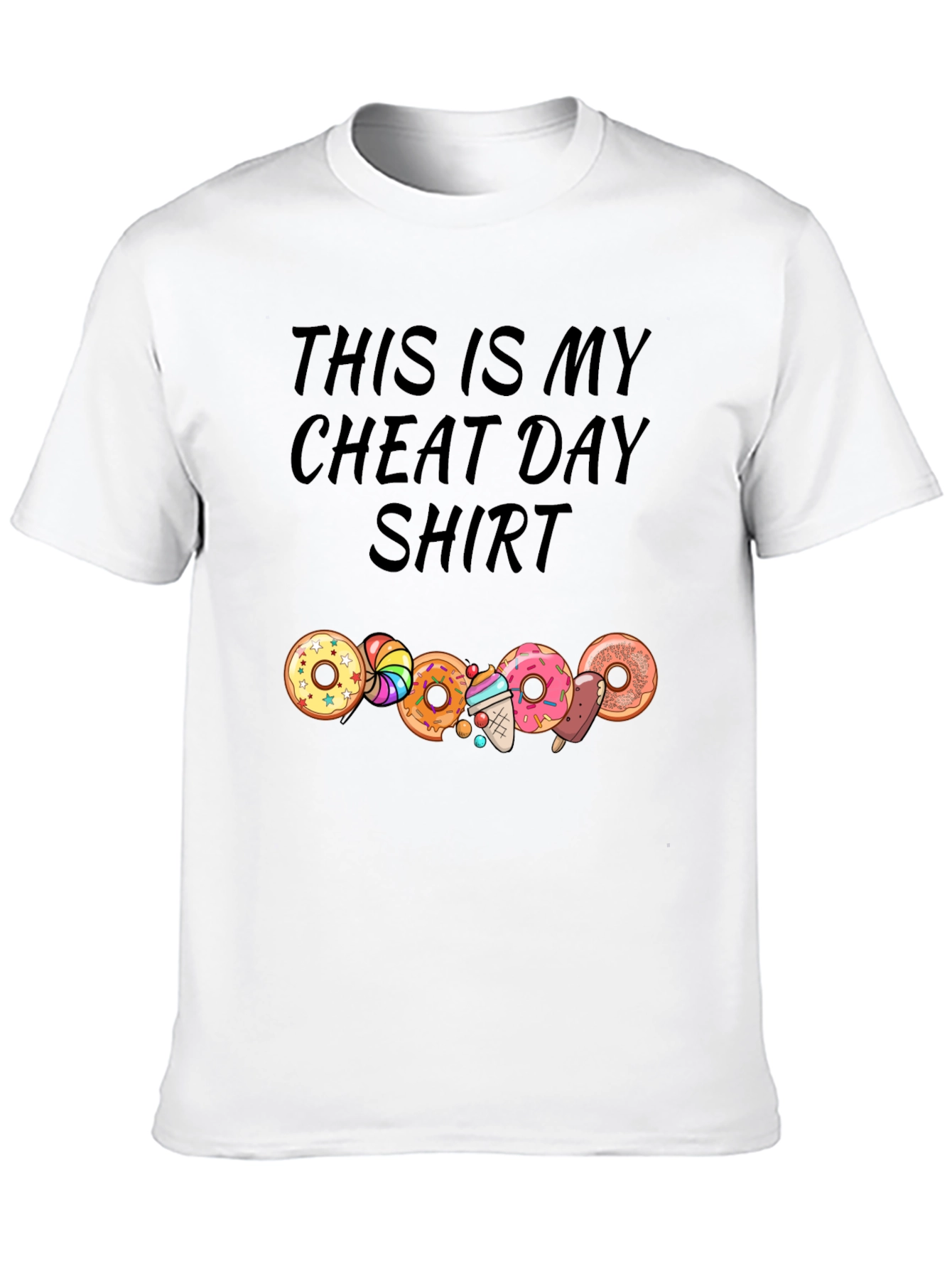 Cheat Day Shirt - Doughnut and Candy Lovers Tee