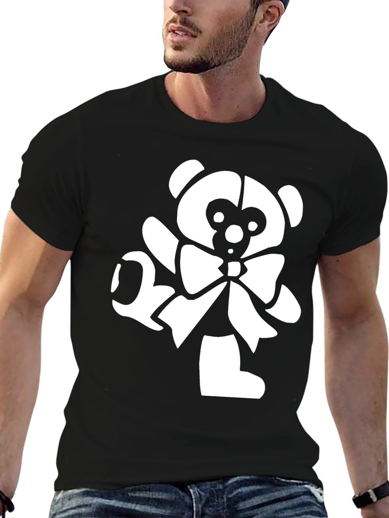 Teddy Bear Bow T-Shirt - Stylish & Unique Design