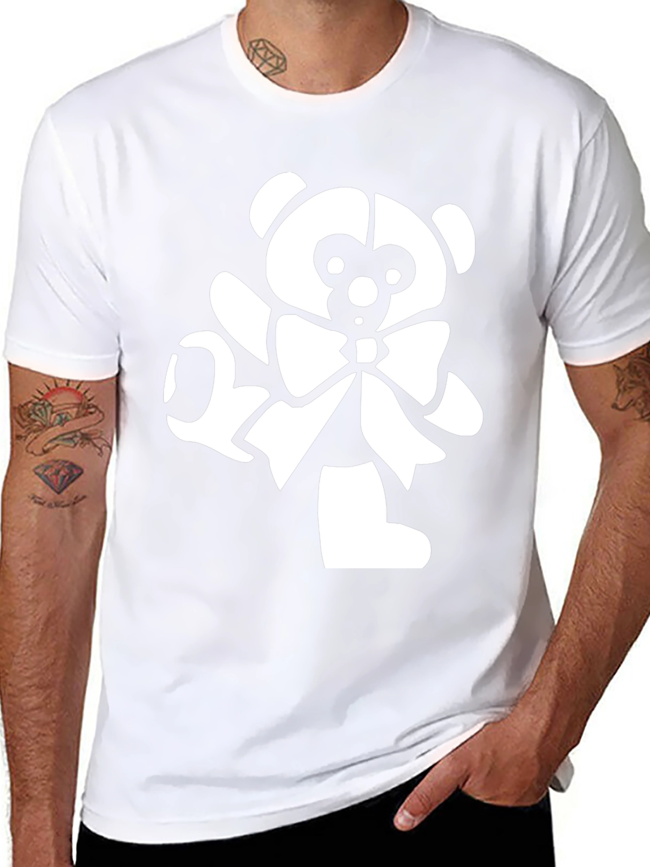 Teddy Bear Bow T-Shirt - Stylish & Unique Design