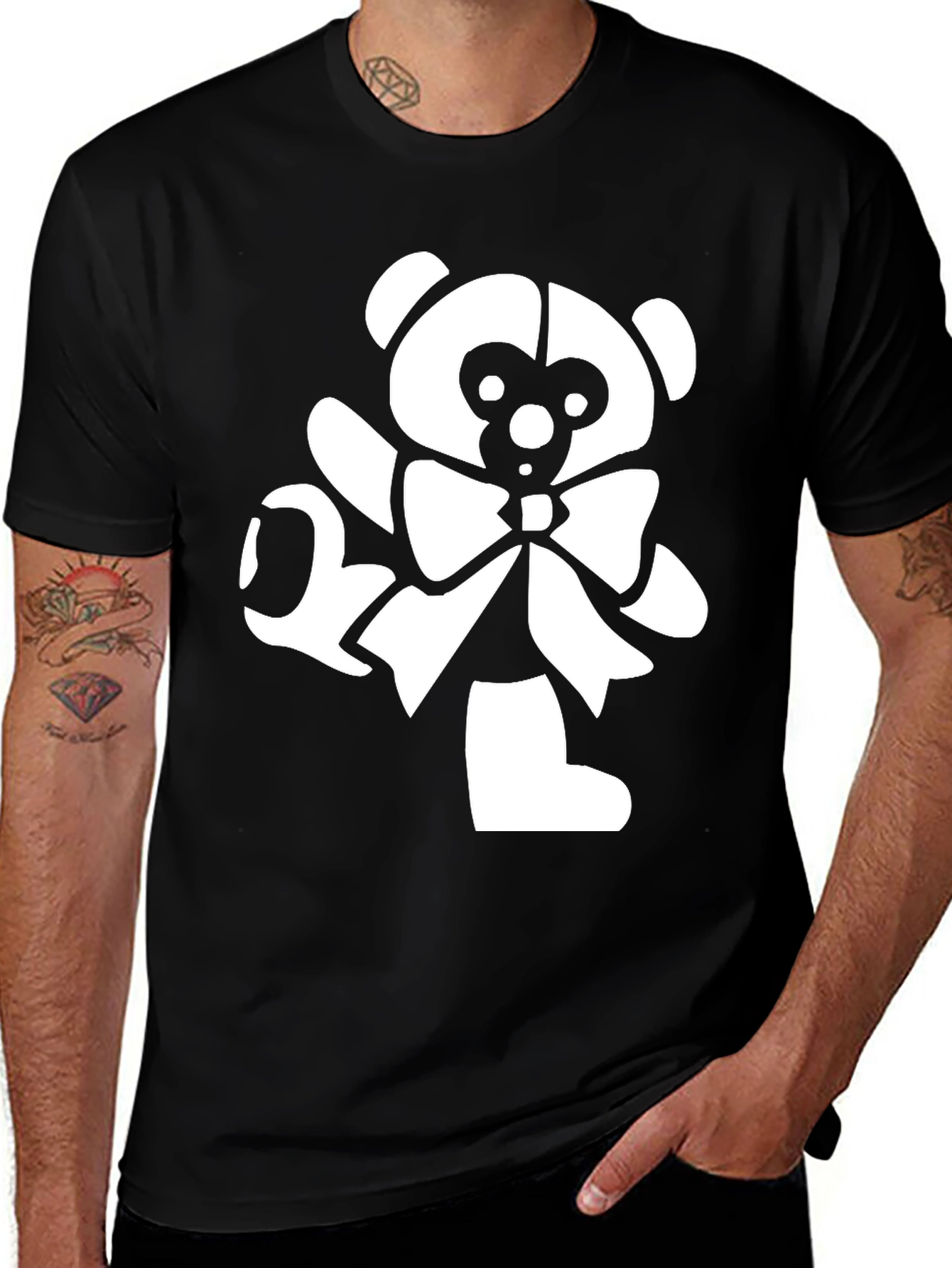 Teddy Bear Bow T-Shirt - Stylish & Unique Design