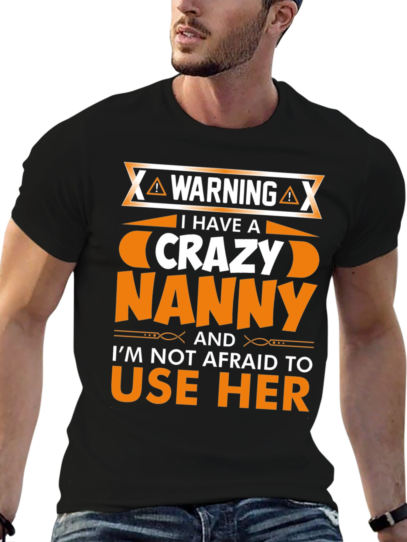 Warning Crazy Nanny T-Shirt