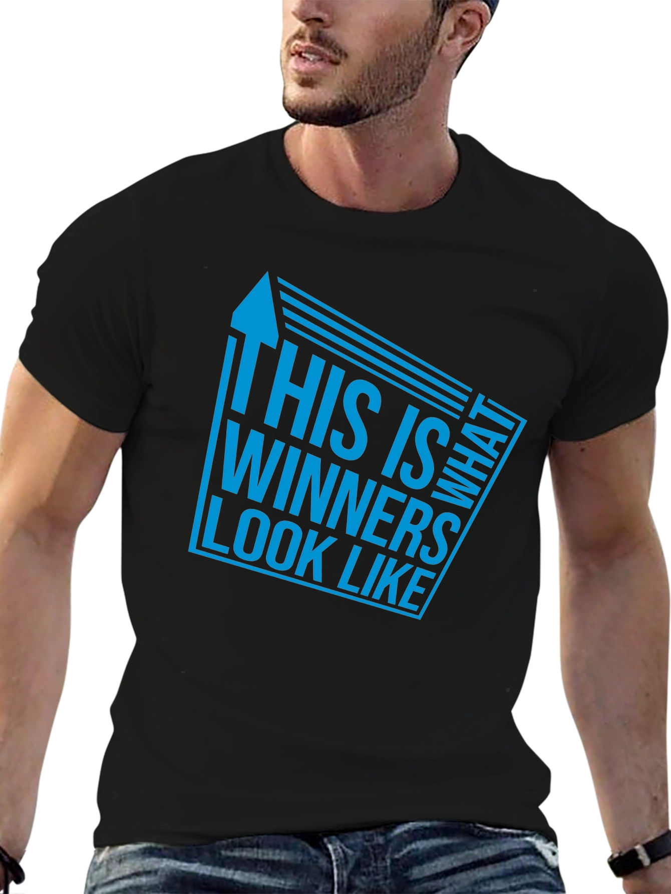 Winners Look Like This Black T-Shirt