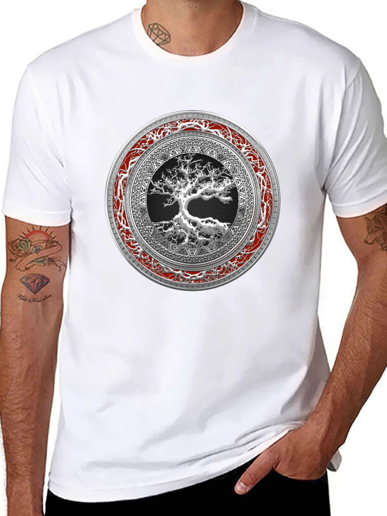 Tree of Life Celtic Knotwork Graphic Tee